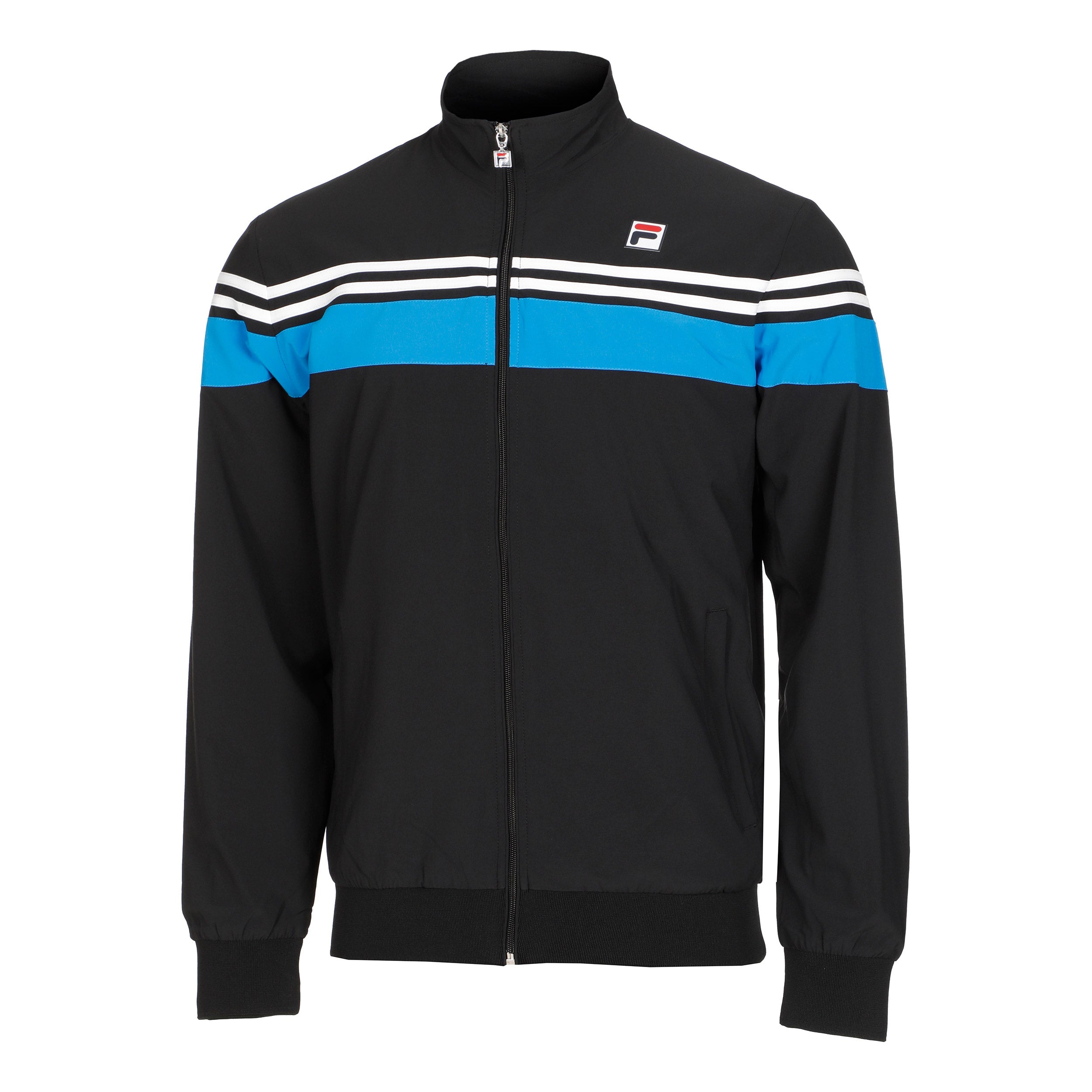 Fila Bruno Trainingsjacke Herren - Schwarz, Blau