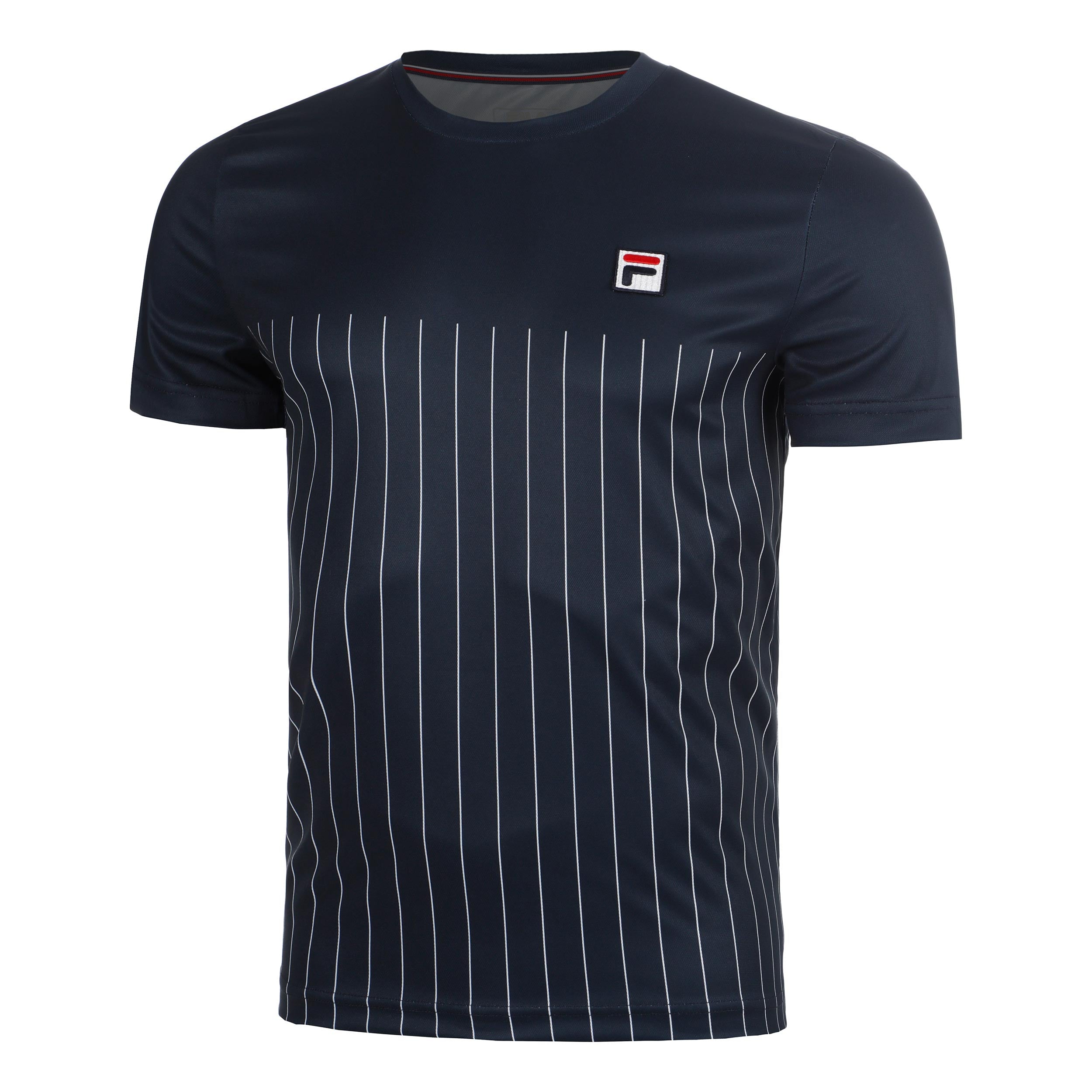 Fila Tee Mika T - Shirt Herren Blau, Weiß