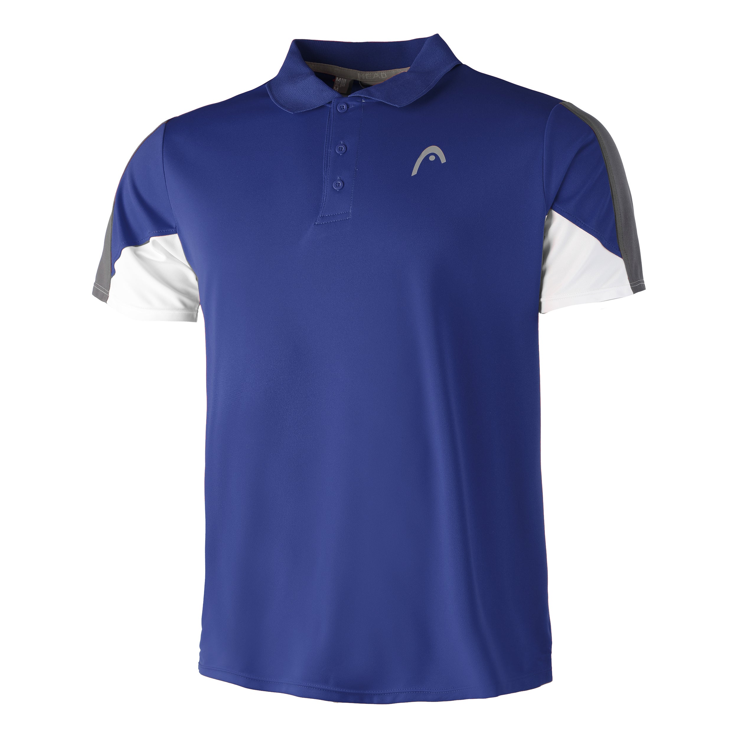 Head Club 22 Tech Polo Herren - Blau, Weiß