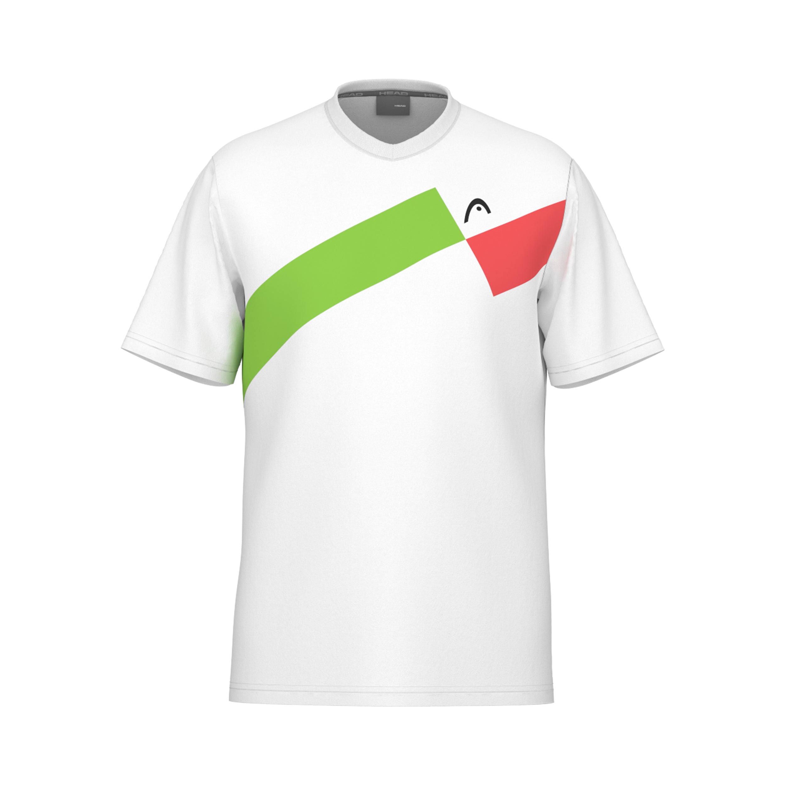 Head Topspin T - Shirt Jungen Rot, Weiß