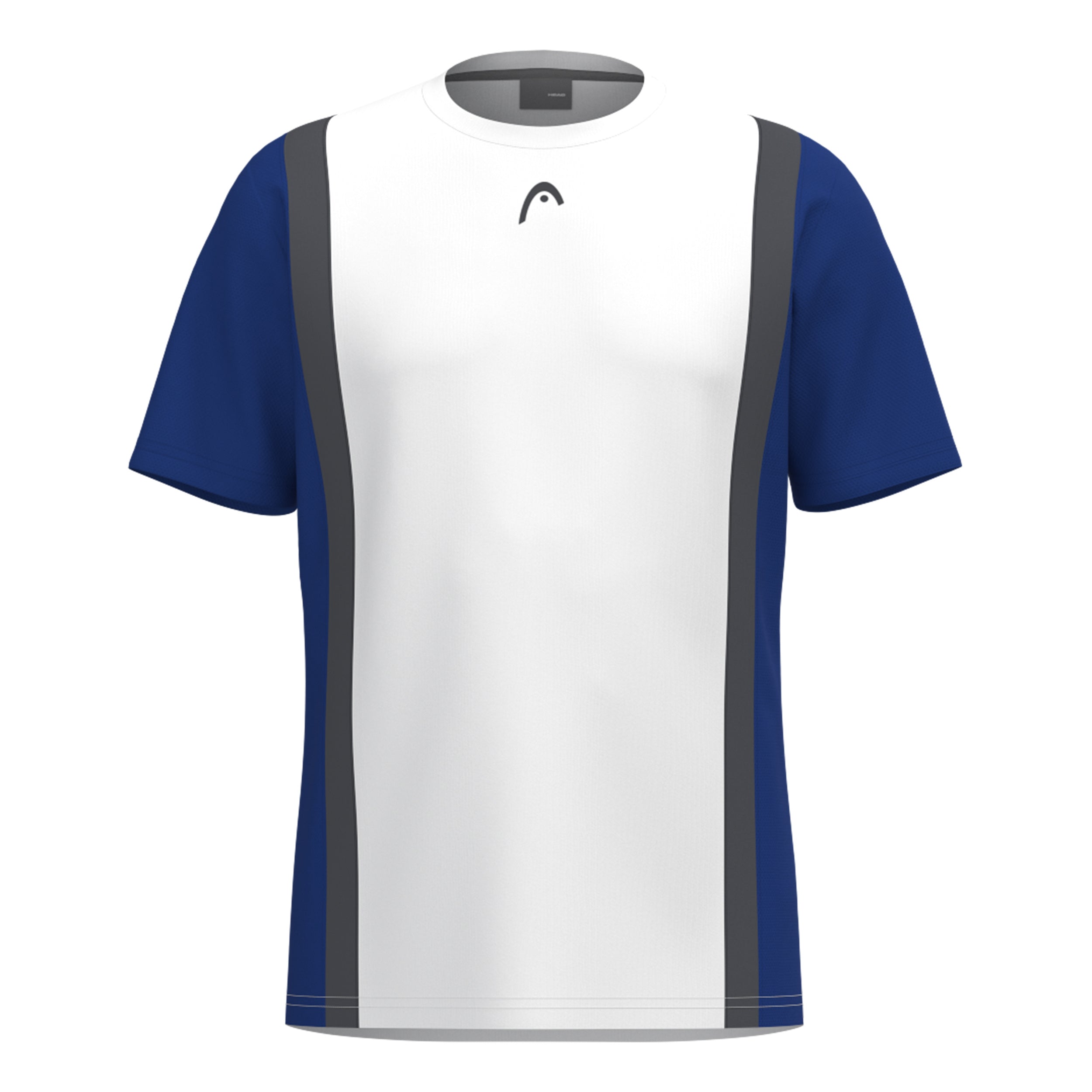Head Club 25 Tech T - Shirt Herren Weiß, Dunkelblau