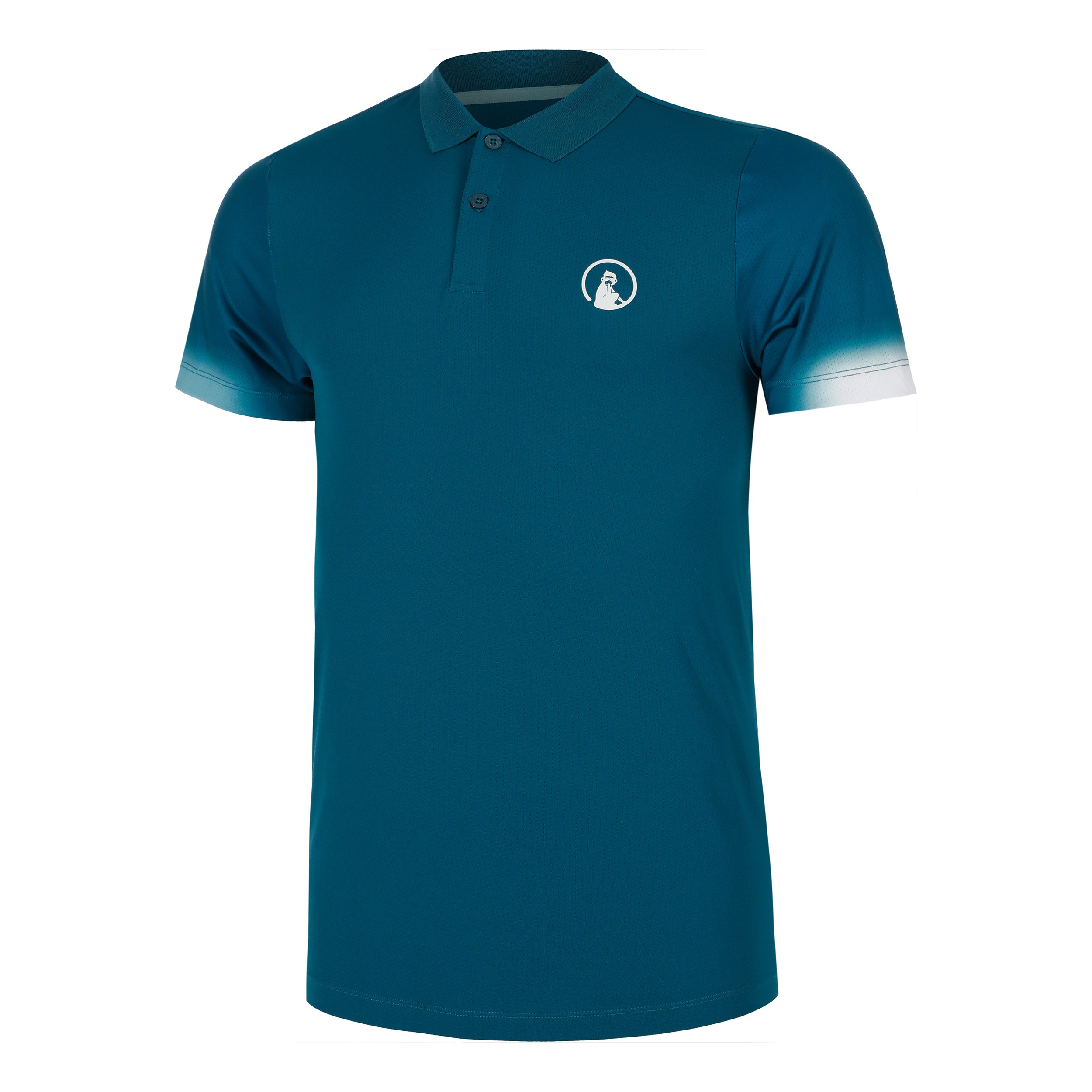 Quiet Please Create Tournament Polo Herren - Petrol, Mehrfarbig