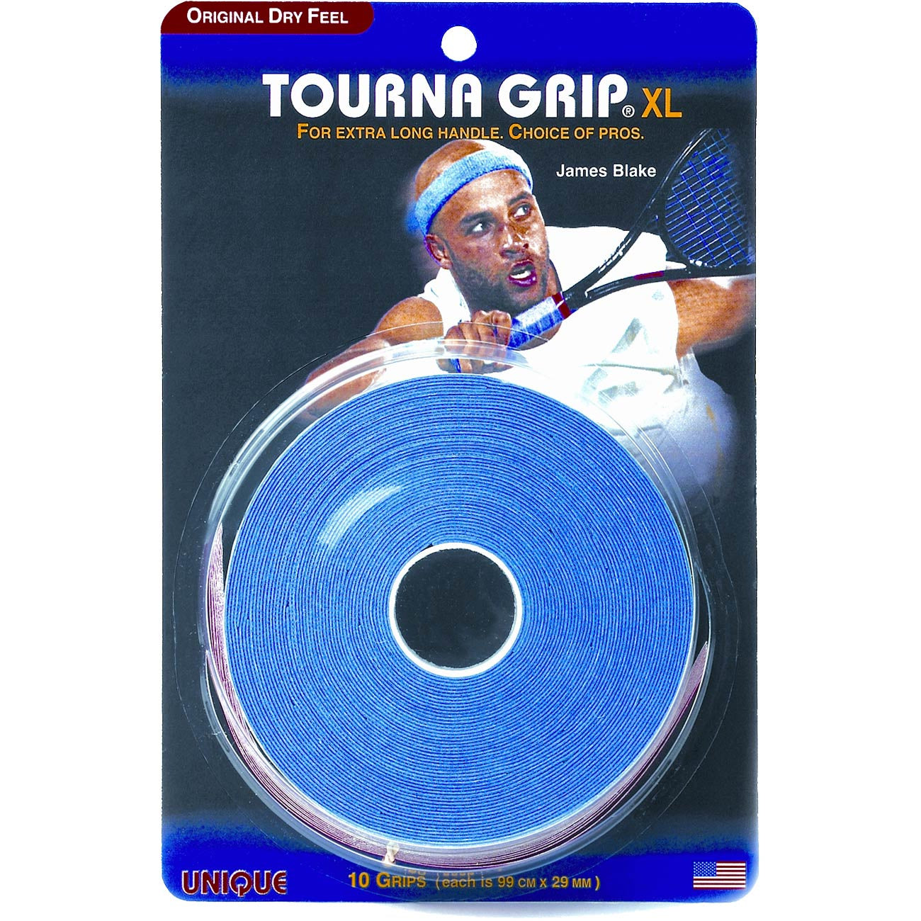 Tourna Grip Xl 10er Pack - Blau