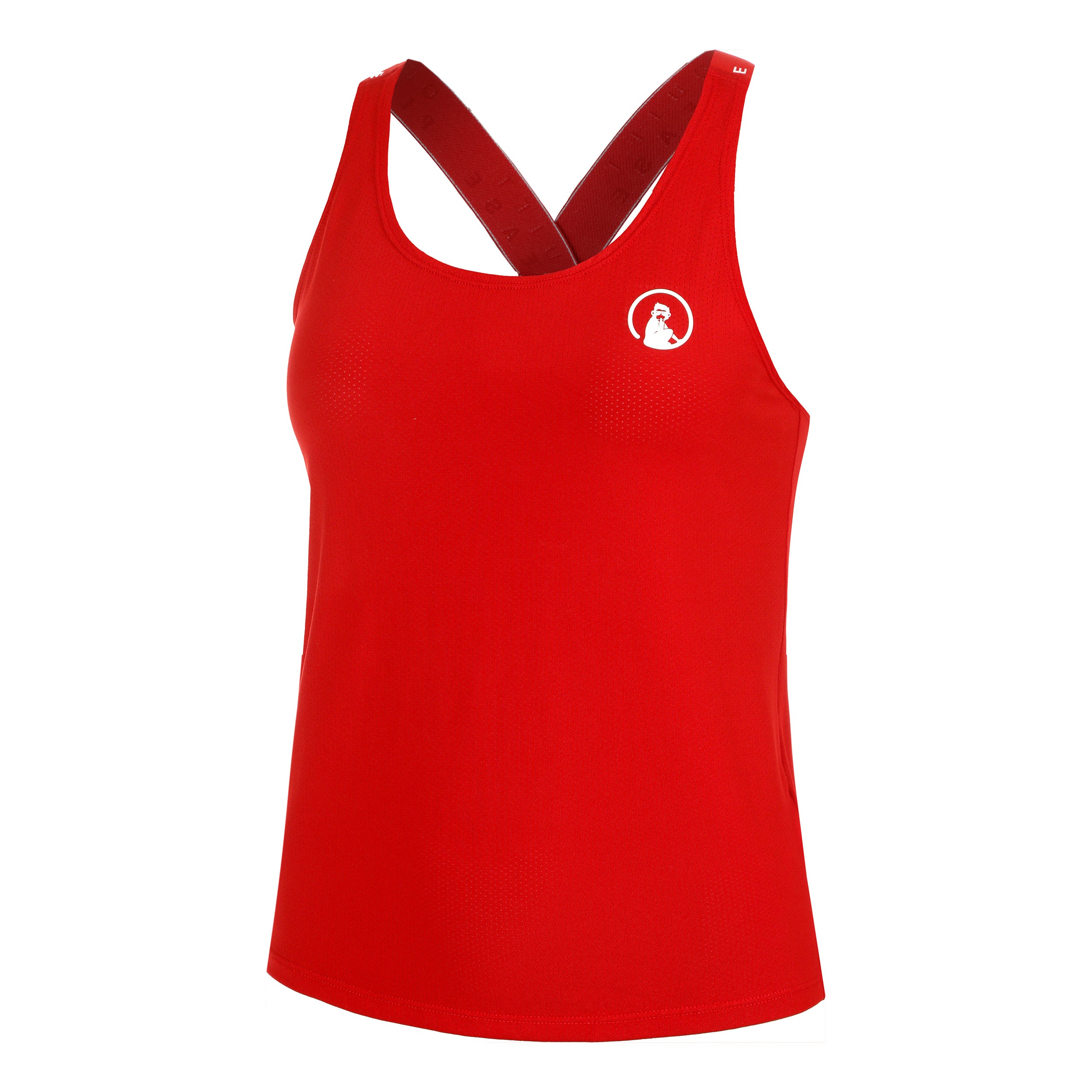 Quiet Please Serve & Volley 2.0 Tank - Top Damen Rot