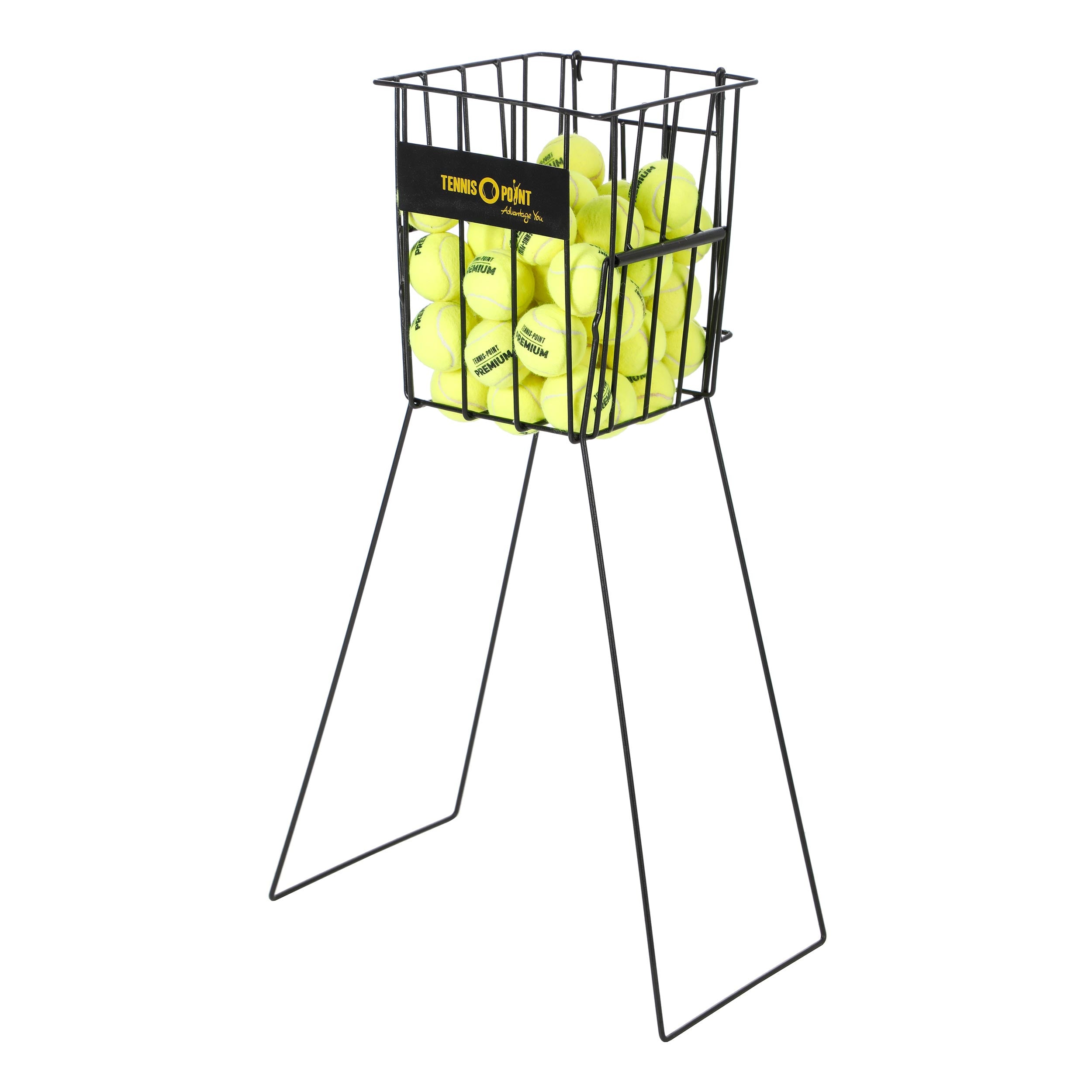 Tennis - Point Ballkorb Schwarz