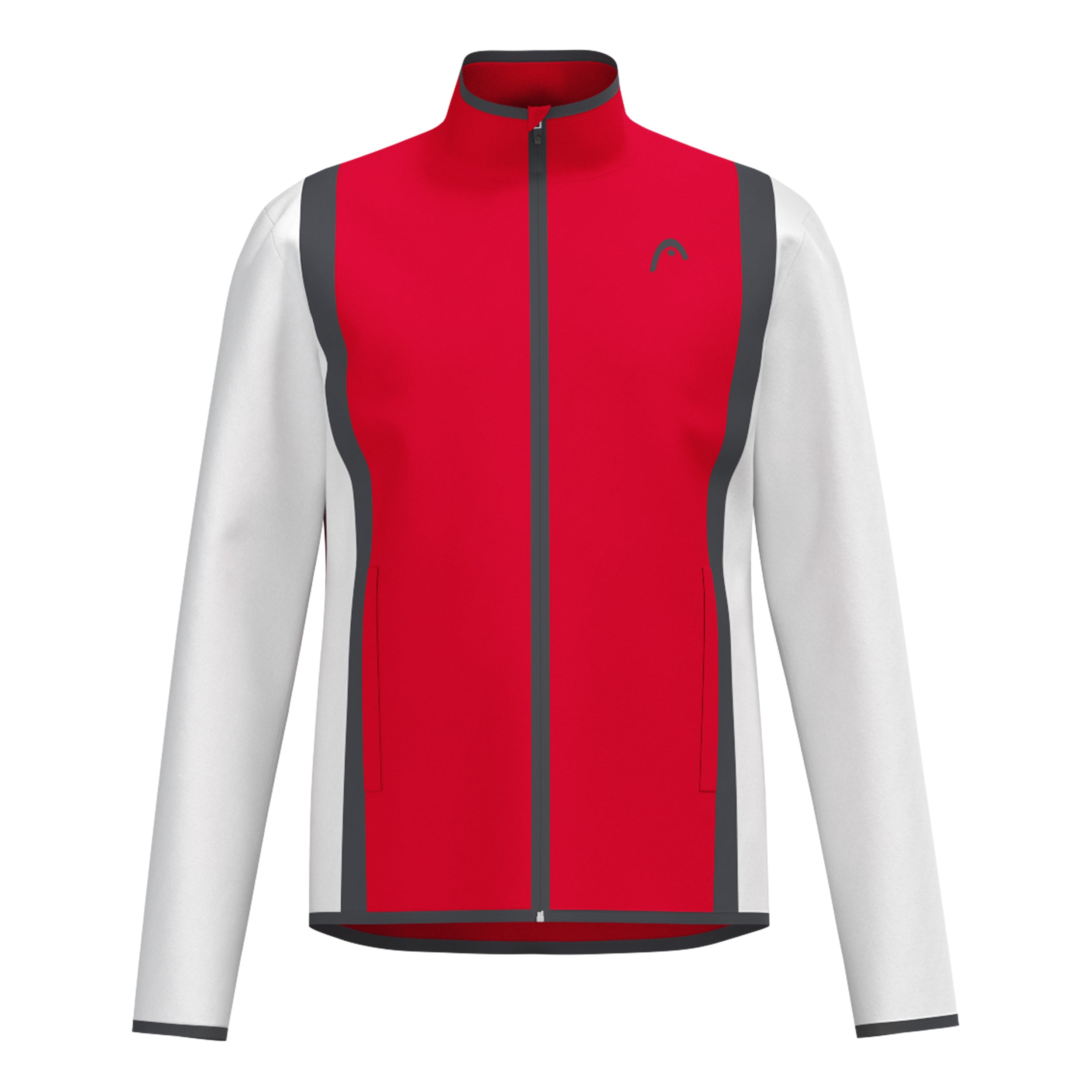 Head Club 25 Jacket Men Trainingsjacke Herren - Rot, Weiß