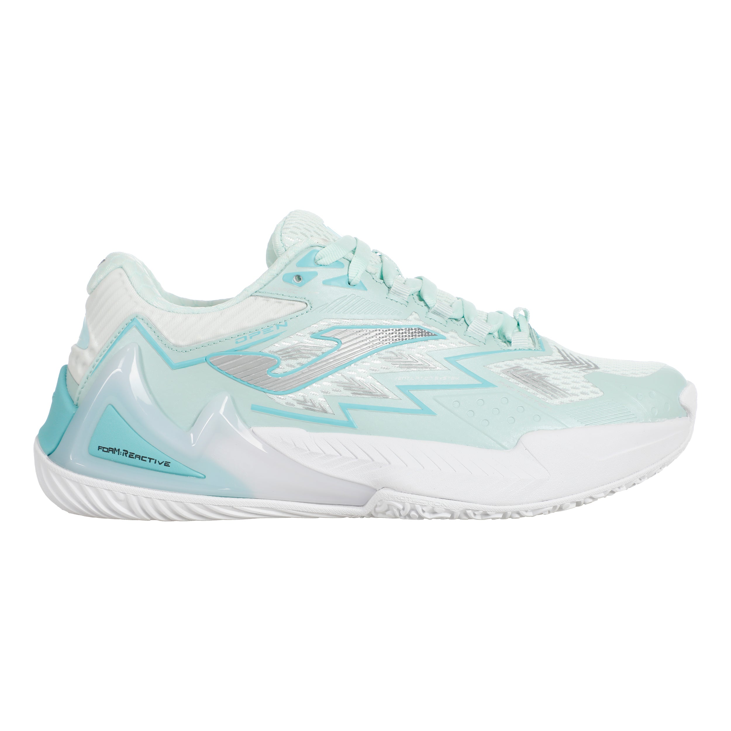 Joma Open Padelschuh Damen - Grün, Weiß