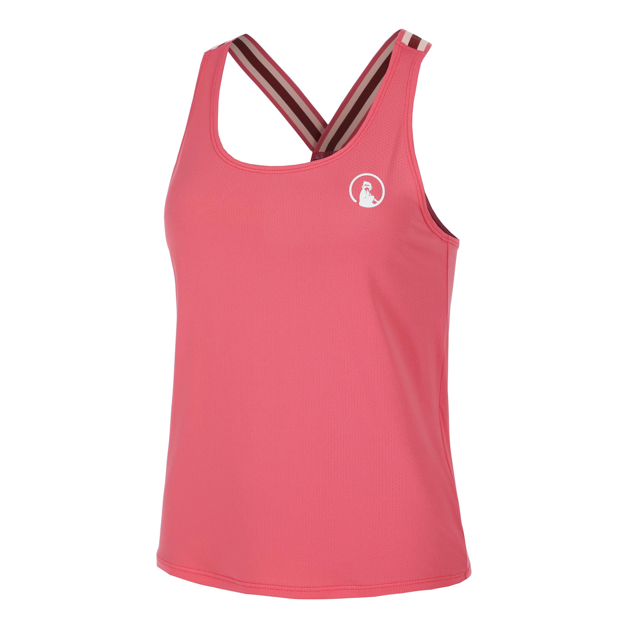 Quiet Please Endlessly Serve & Volley 2.0 Tank - Top Damen Koralle, Mehrfarbig