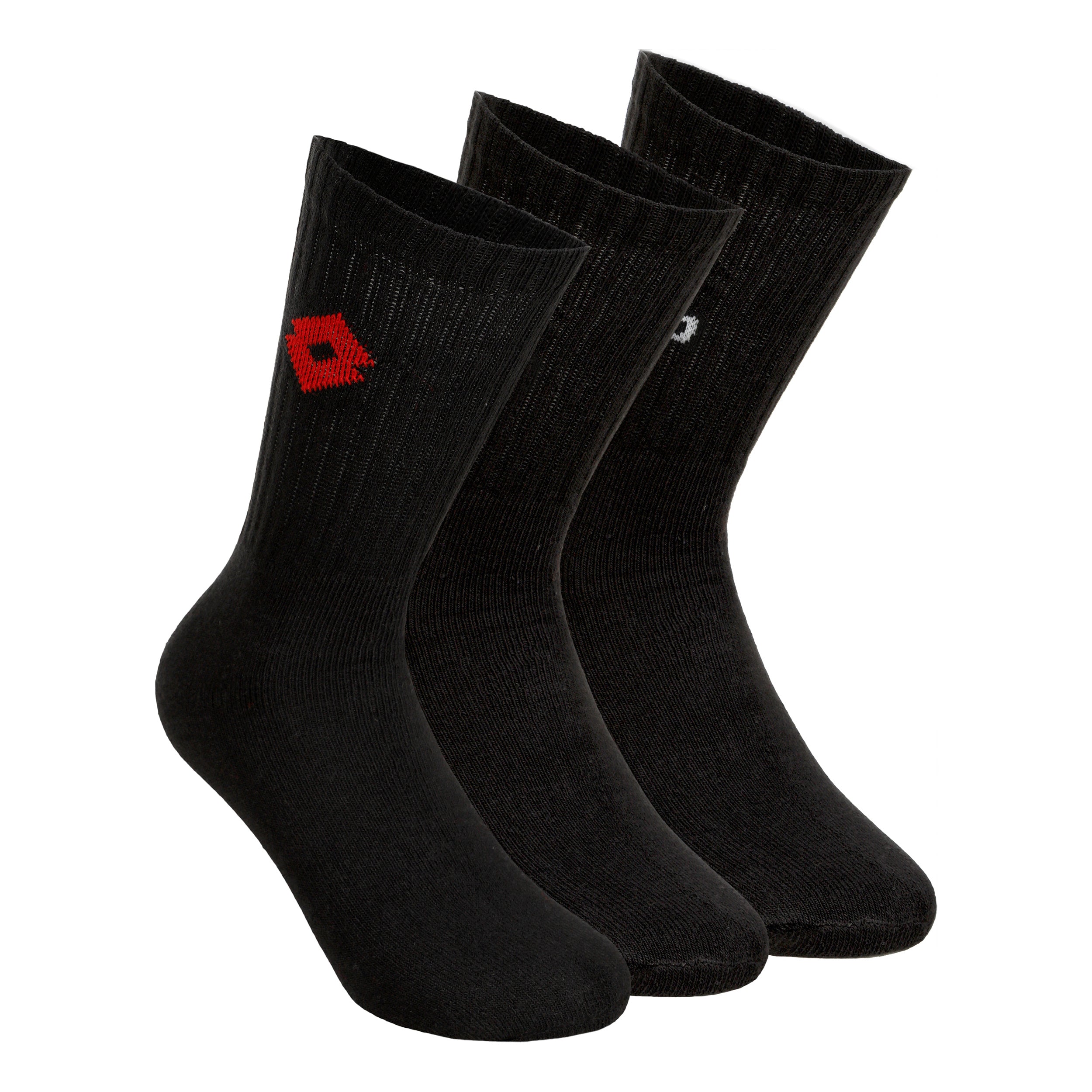 Lotto Tennissocken 3er Pack - Schwarz