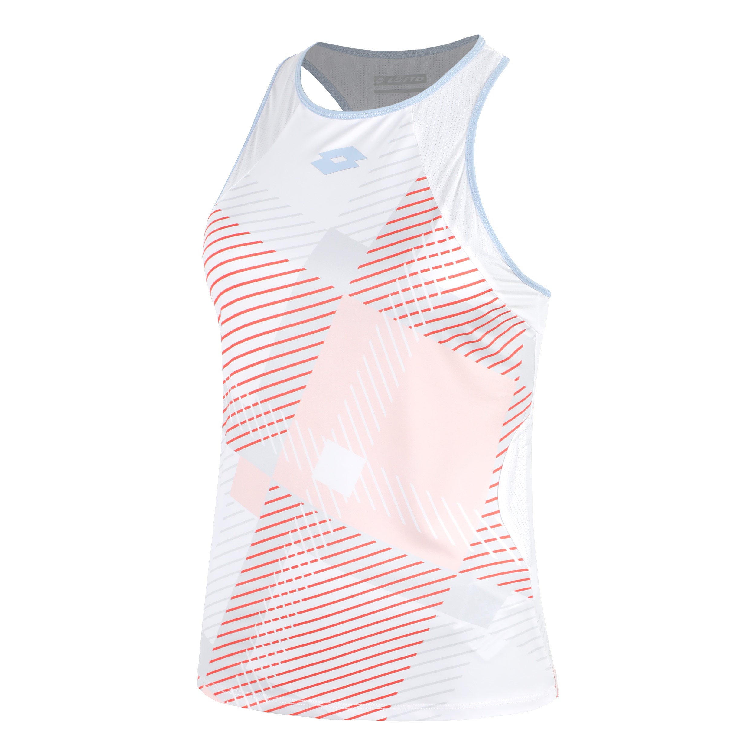 Lotto Tech Iv D1 Tank - Top Damen Rosa, Weiß