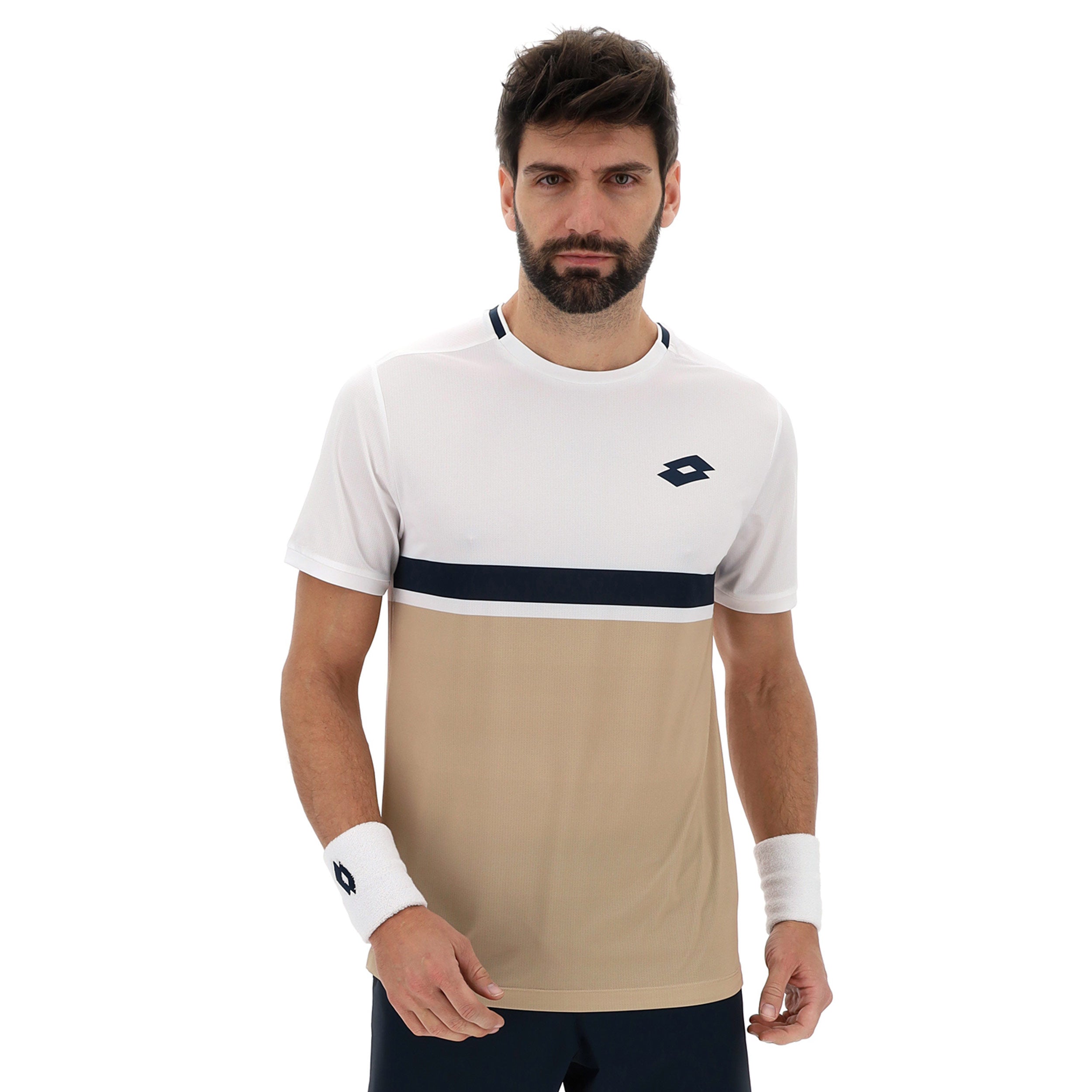 Lotto Tech V T - Shirt Herren Beige