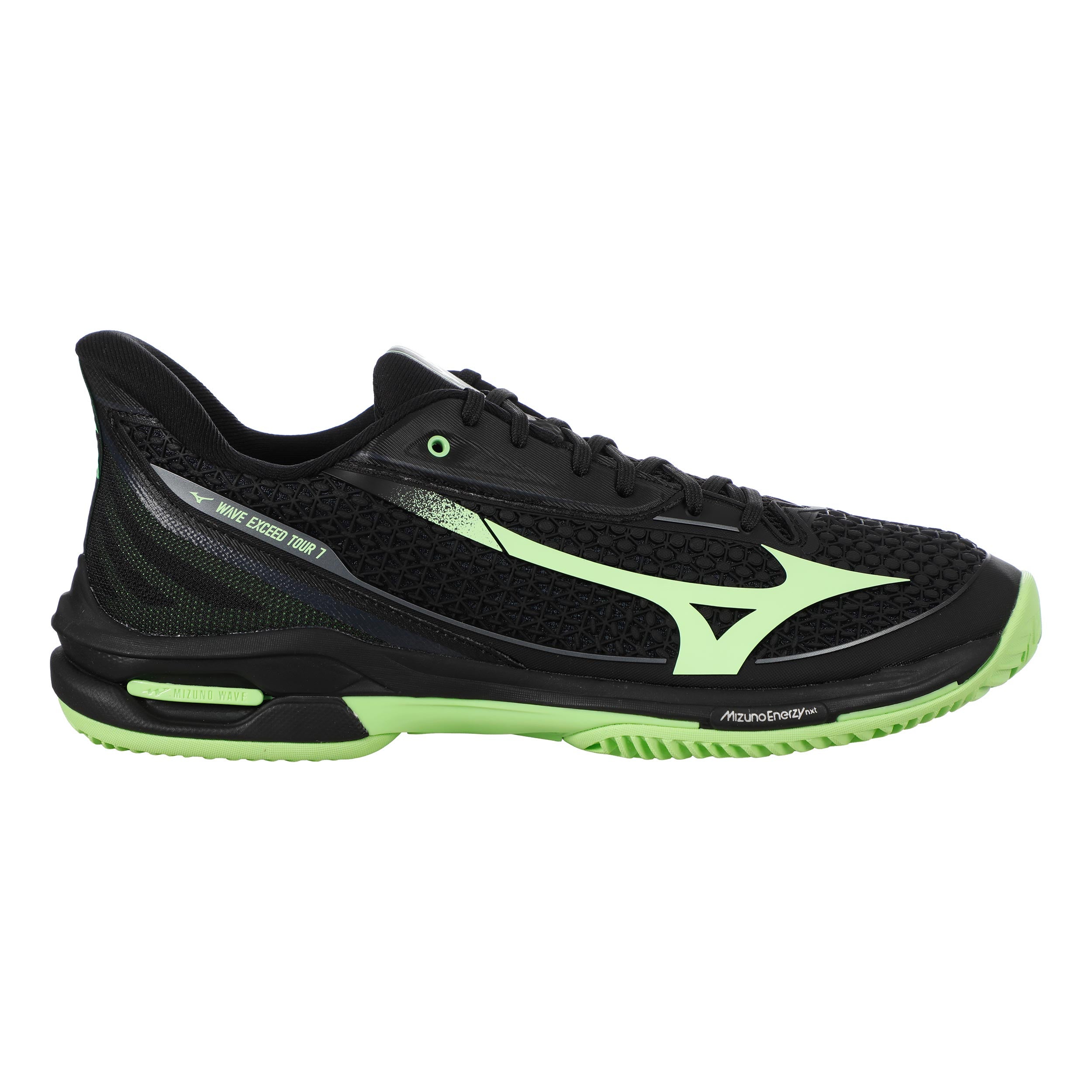 Mizuno Wave Exceed Tour 7 Padel Padelschuh Herren - Schwarz, Neongrün