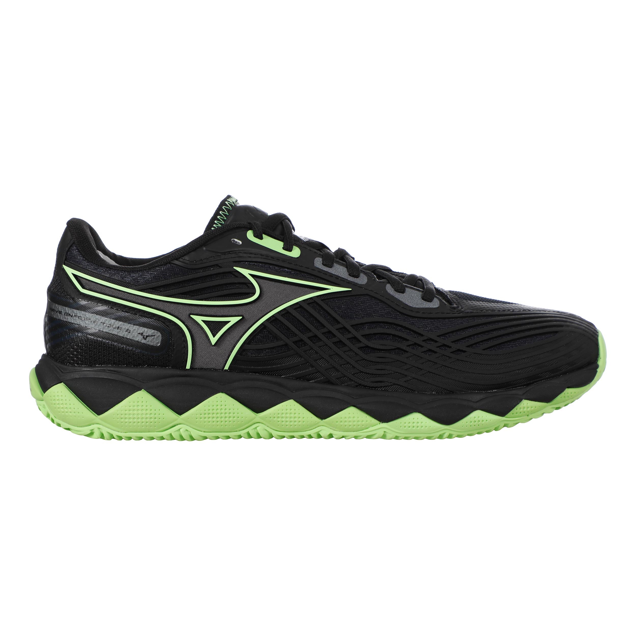 Mizuno Wave Enforce Tour 2 Padel Padelschuh Herren - Schwarz, Neongrün