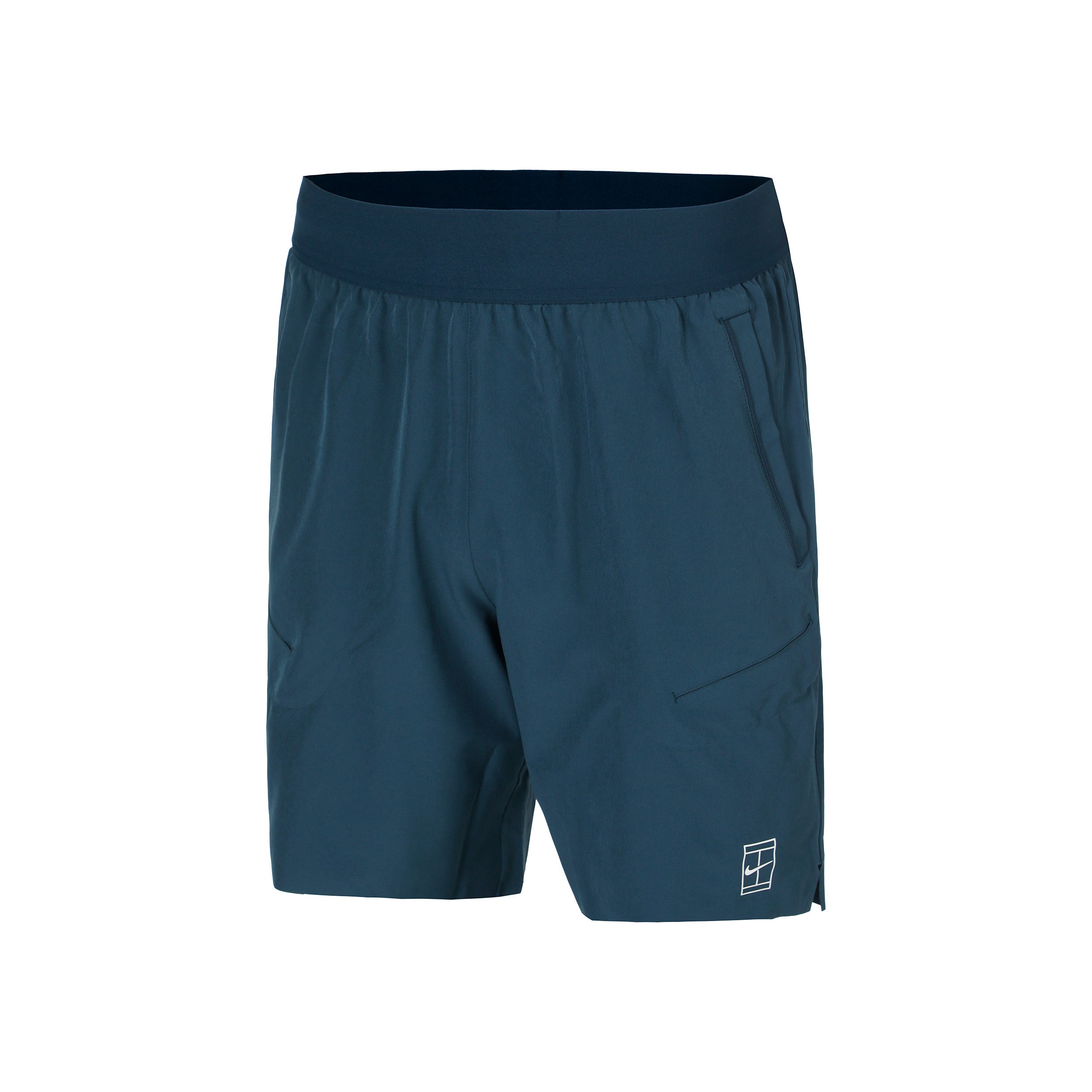 Nike Court Dri - Fit Advantage 8in Shorts Herren Dunkelblau, Weiß