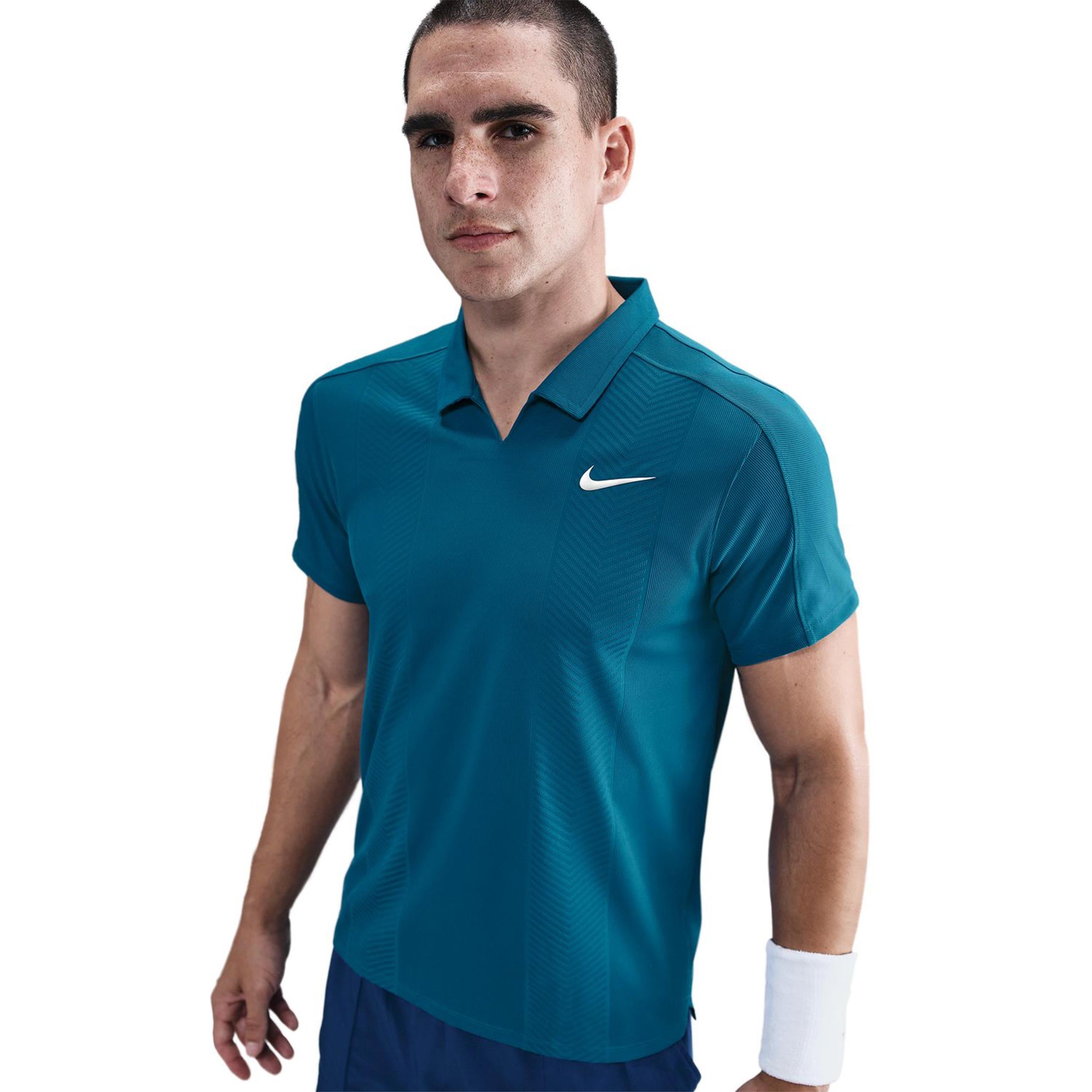 Nike Court Dri - Fit Slam Polo Herren Petrol