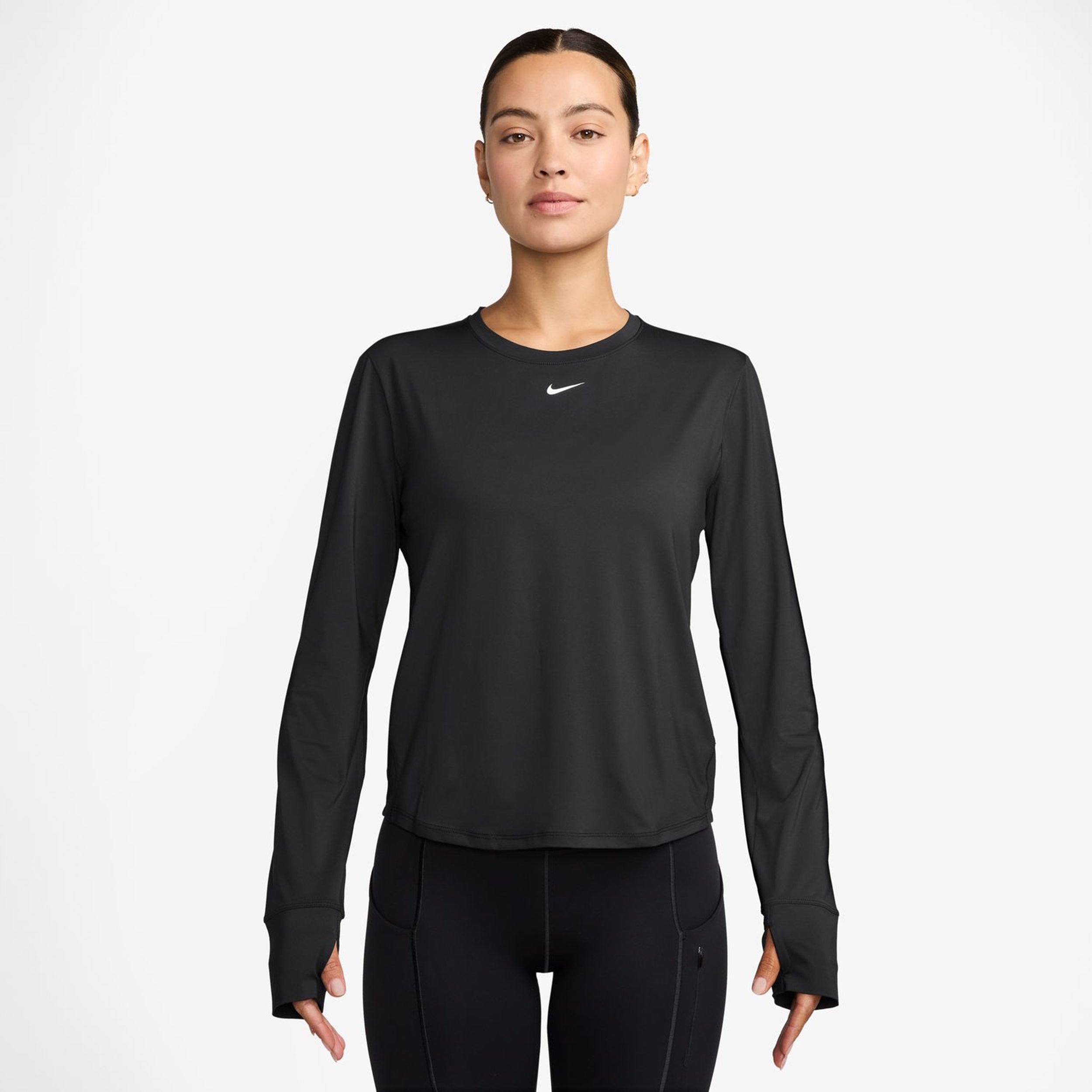Nike One Classic Dri - Fit Longsleeve Damen Schwarz