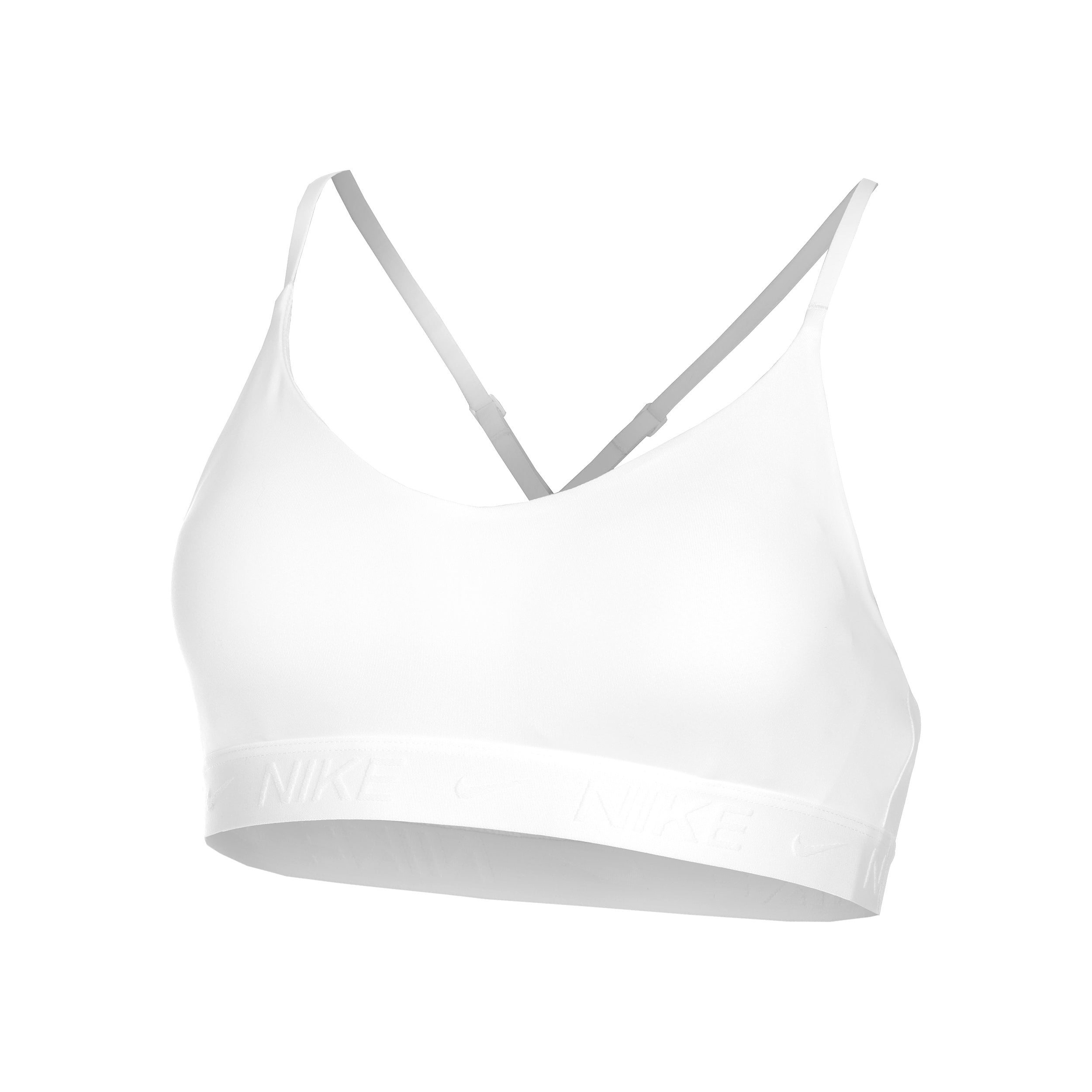 Nike Dri - Fit Indy Lgt Support Sport Bh Damen Weiß