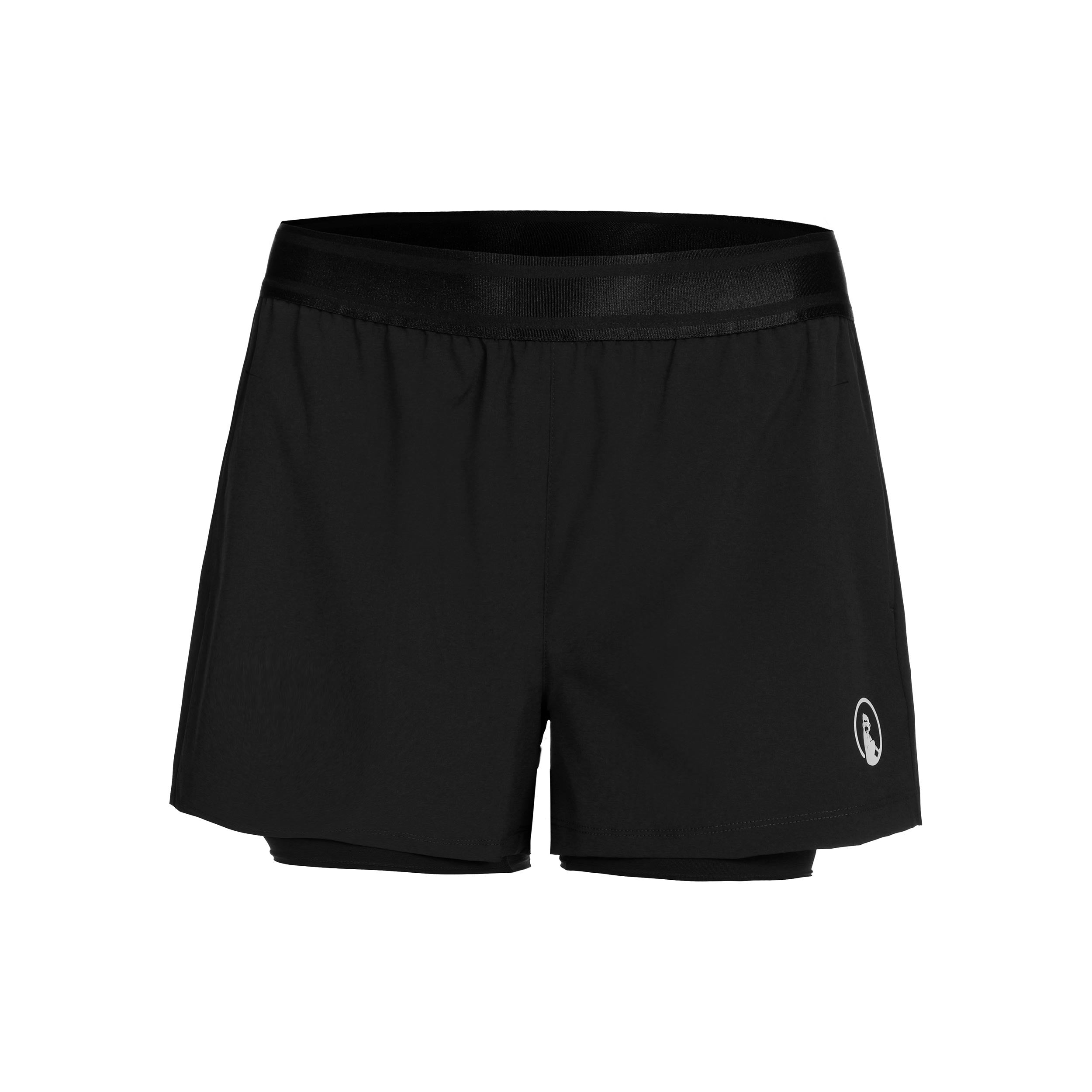 Quiet Please Point 2in1 Shorts Damen - Schwarz