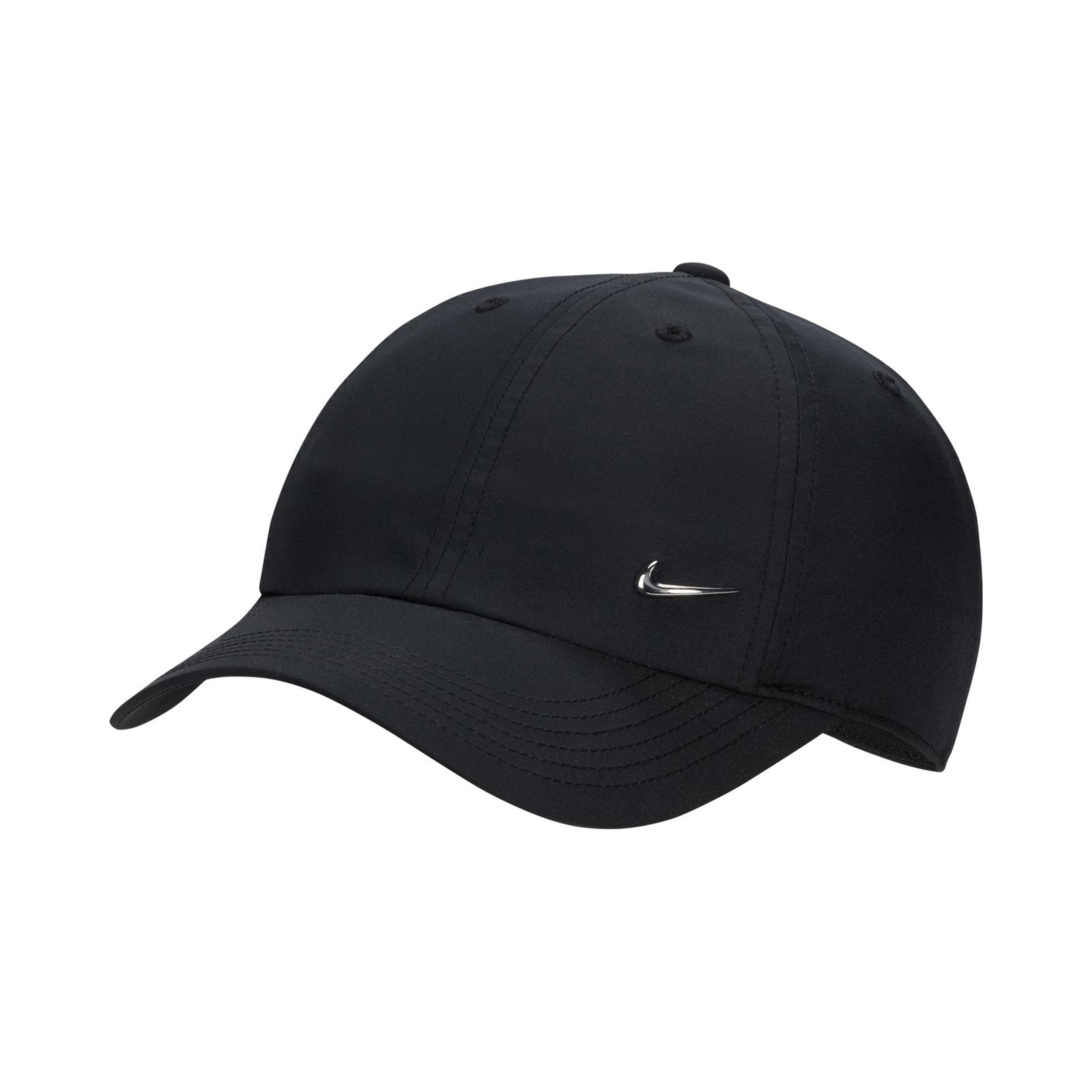 Nike Dri - Fit Club Metal Swoosh Cap Kinder Schwarz