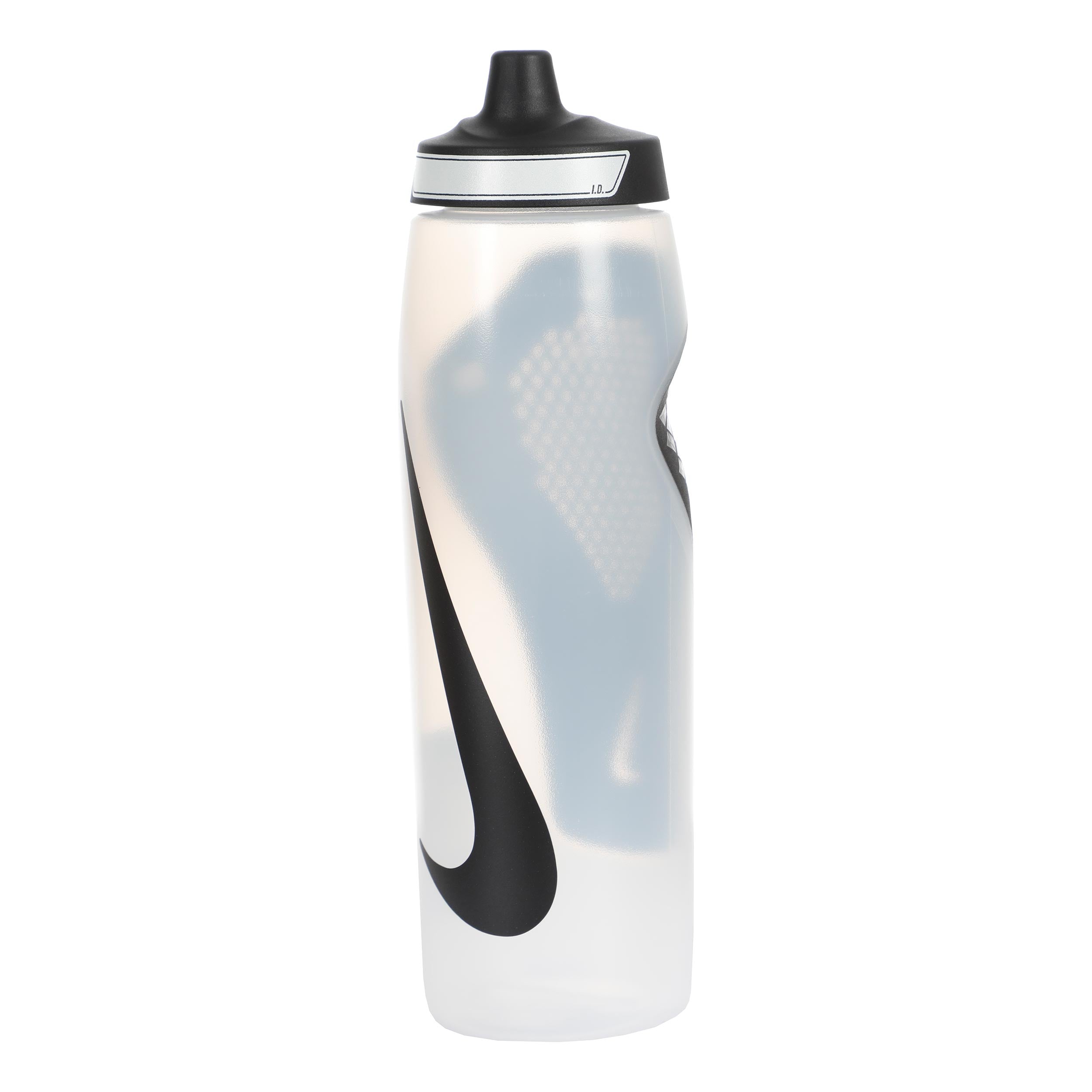 Nike Refuel Grip 946ml Trinkflasche - Transparent, Schwarz
