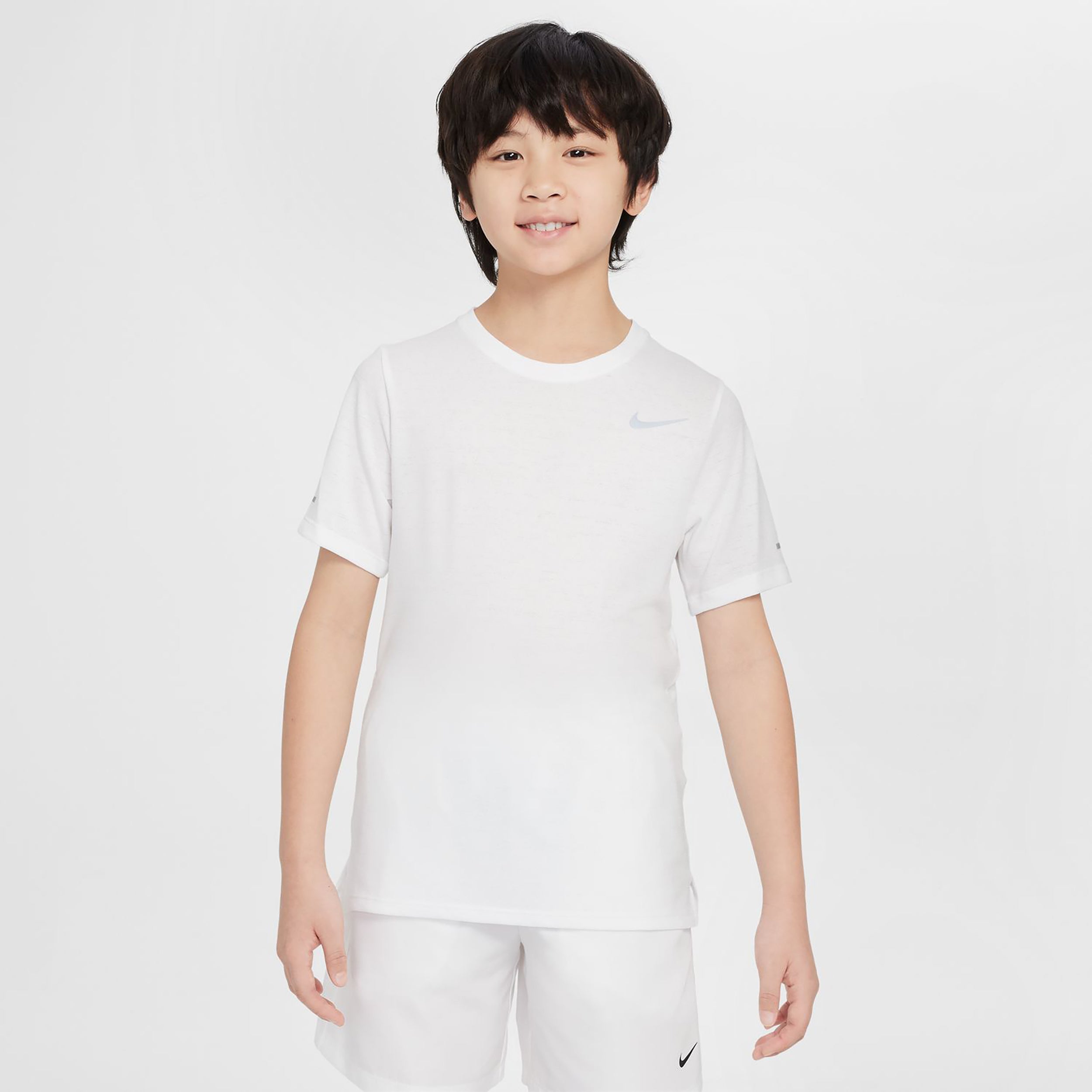 Nike Dri - Fit T Shirt Jungen Weiß