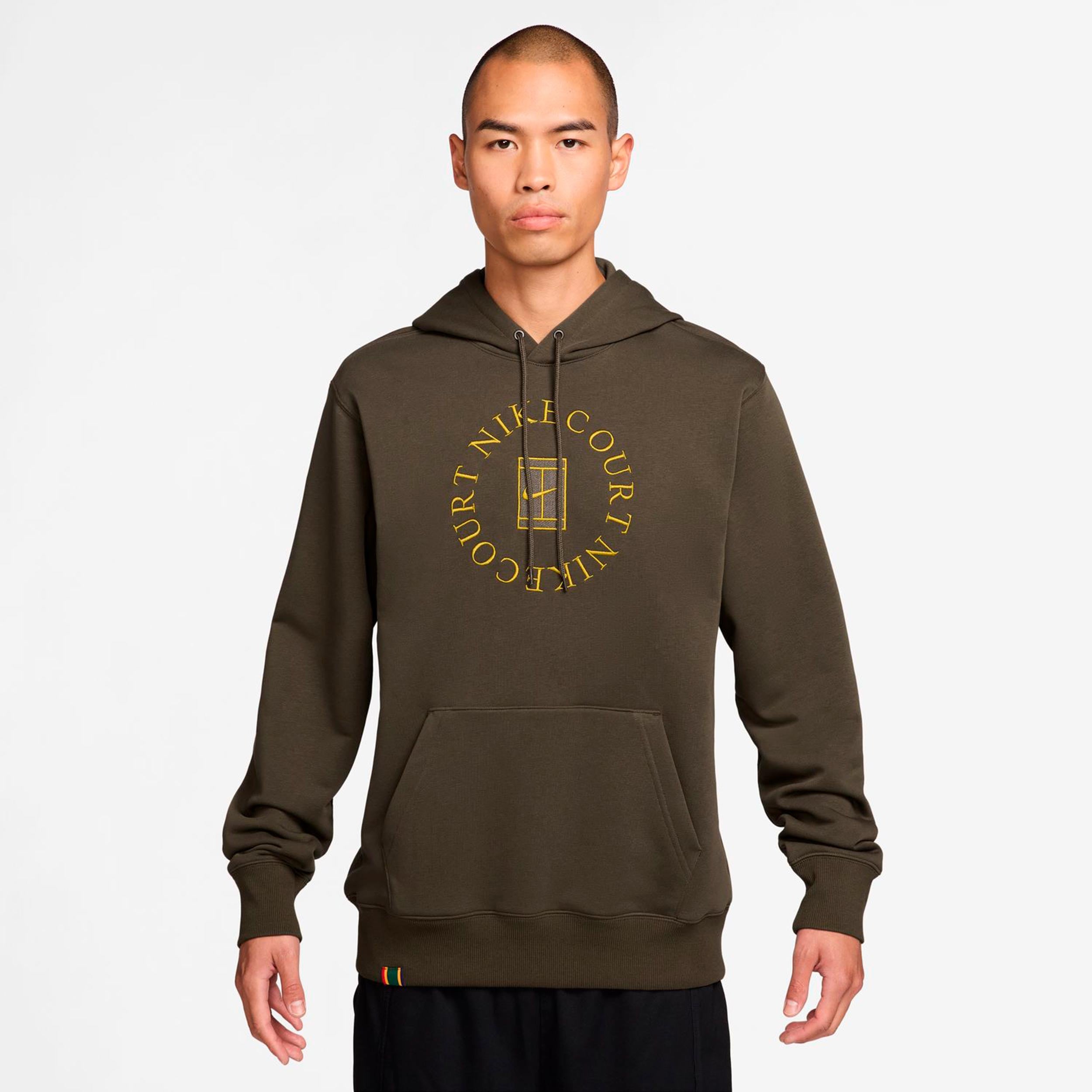 Nike Court Dri - Fit Heritage Hoody Herren Braun