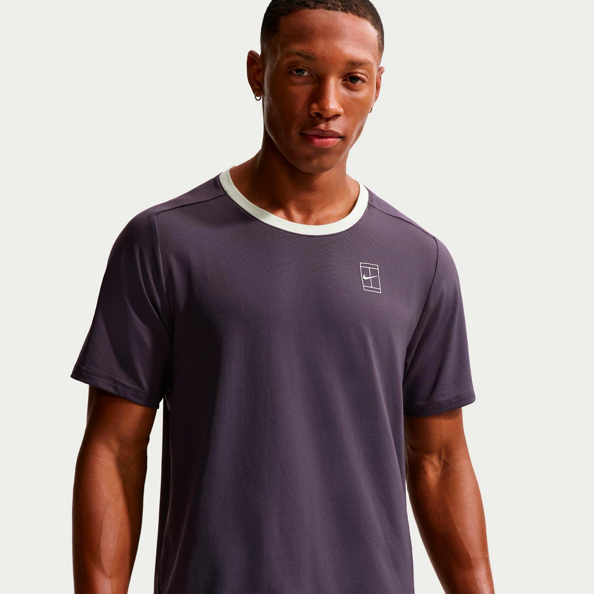 Nike Court Dri - Fit Advantage T Shirt Herren Lila