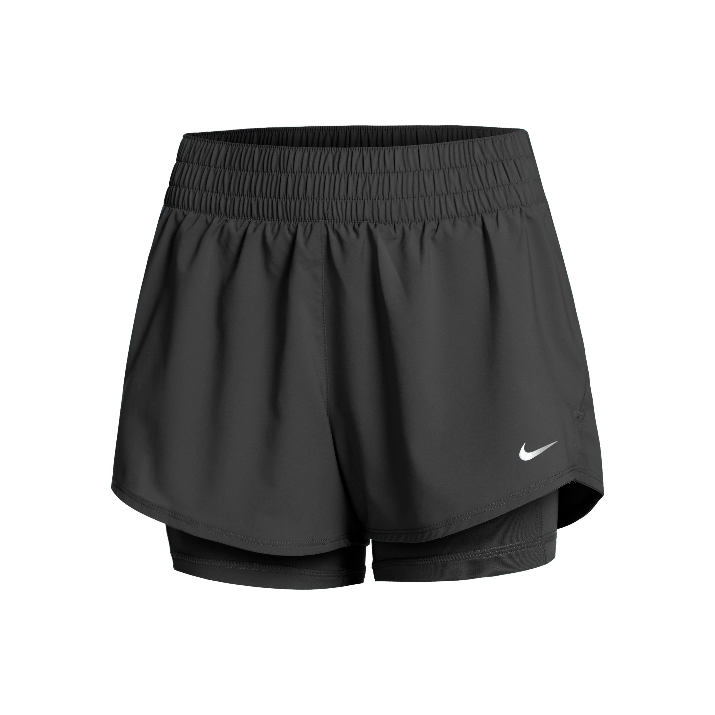 Nike Dri - Fit One Mr 2in1 Shorts Damen Schwarz