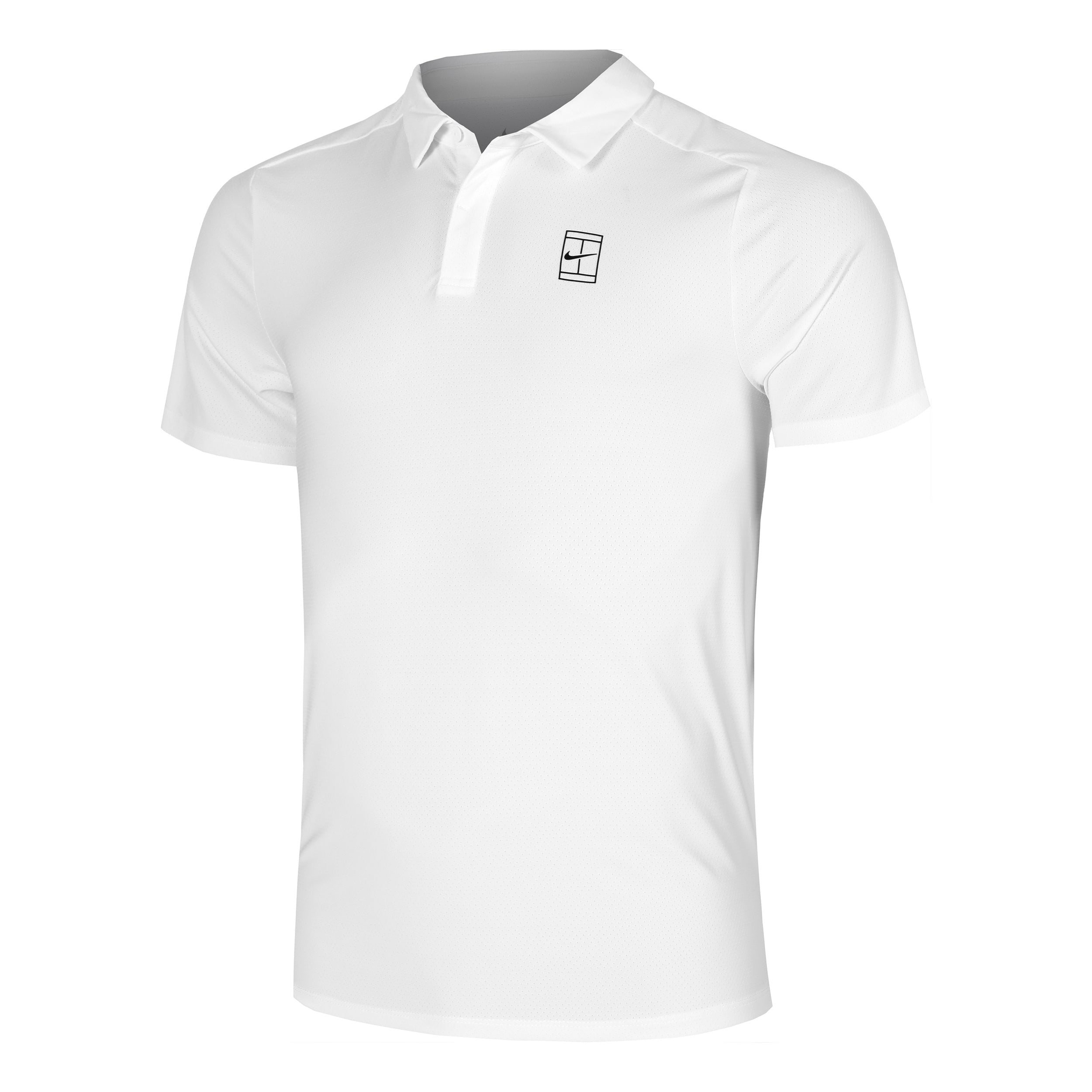 Nike Court Dri - Fit Advantage Polo Herren Weiß