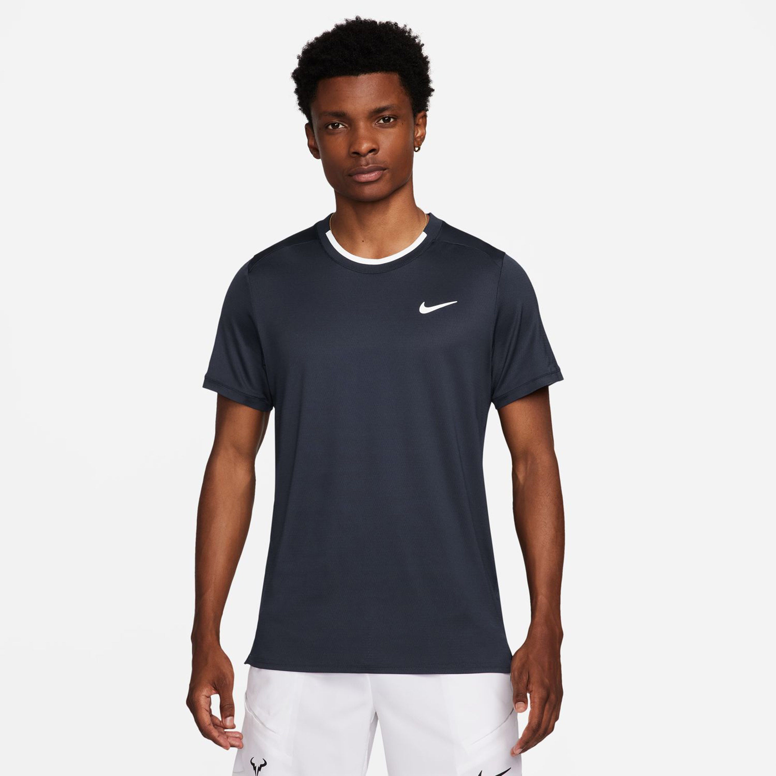Nike Court Dri - Fit Advantage T Shirt Herren Dunkelblau