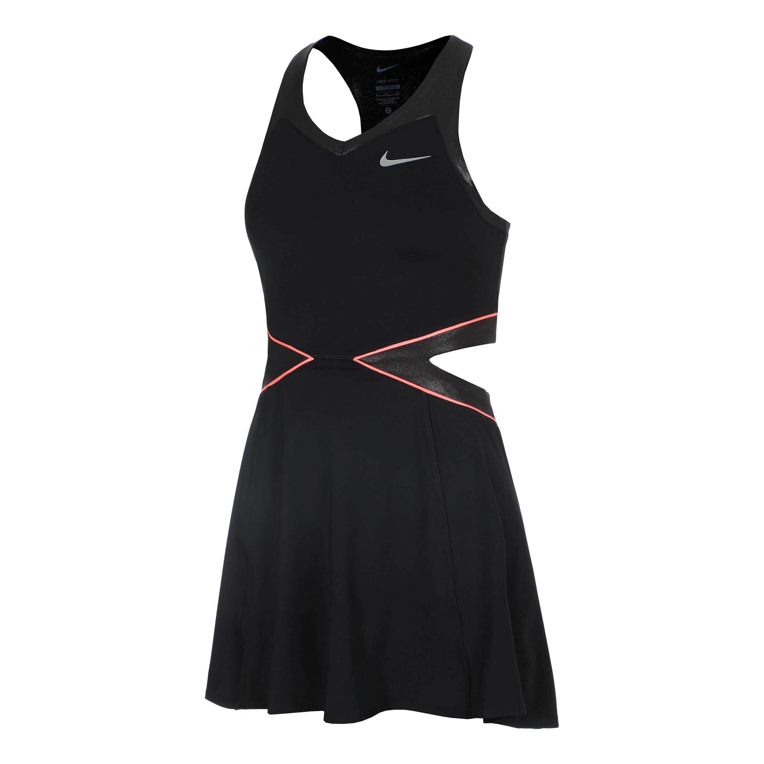Nike Court Dri - Fit Slam Kleid Damen Schwarz