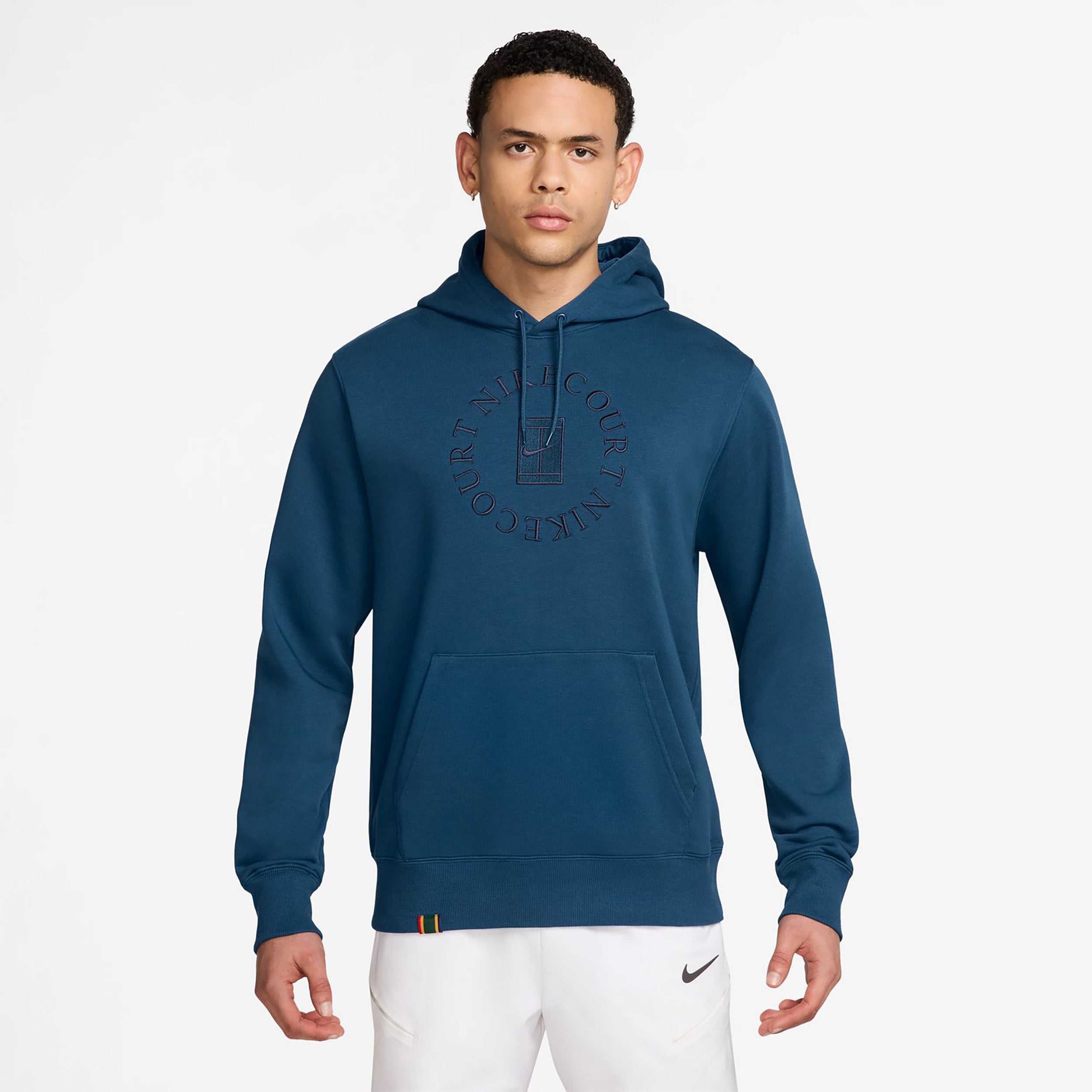 Nike Court Dri - Fit Heritage Hoody Herren Blaugrau