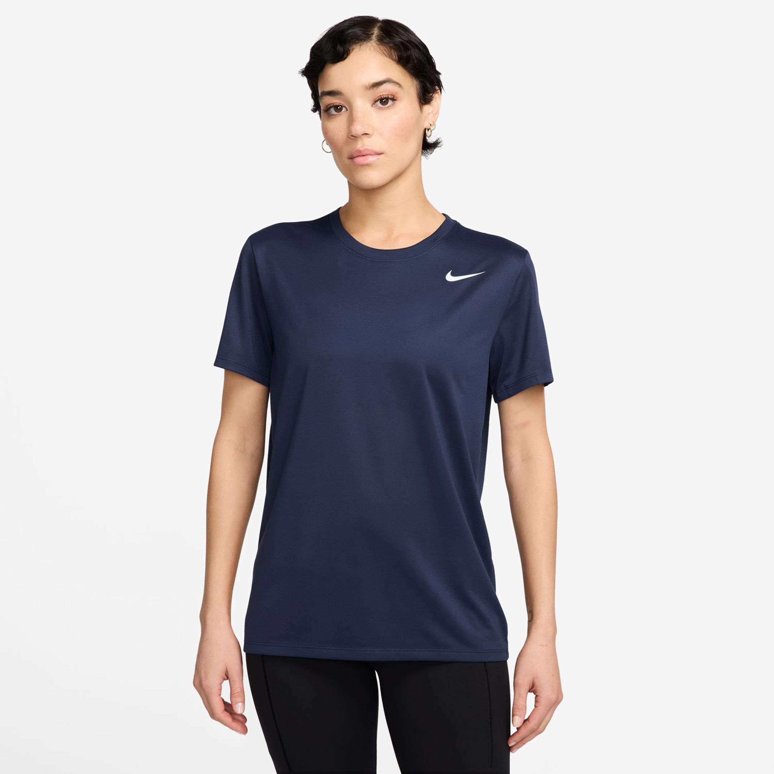 Nike Dri - Fit T Shirt Damen Dunkelblau