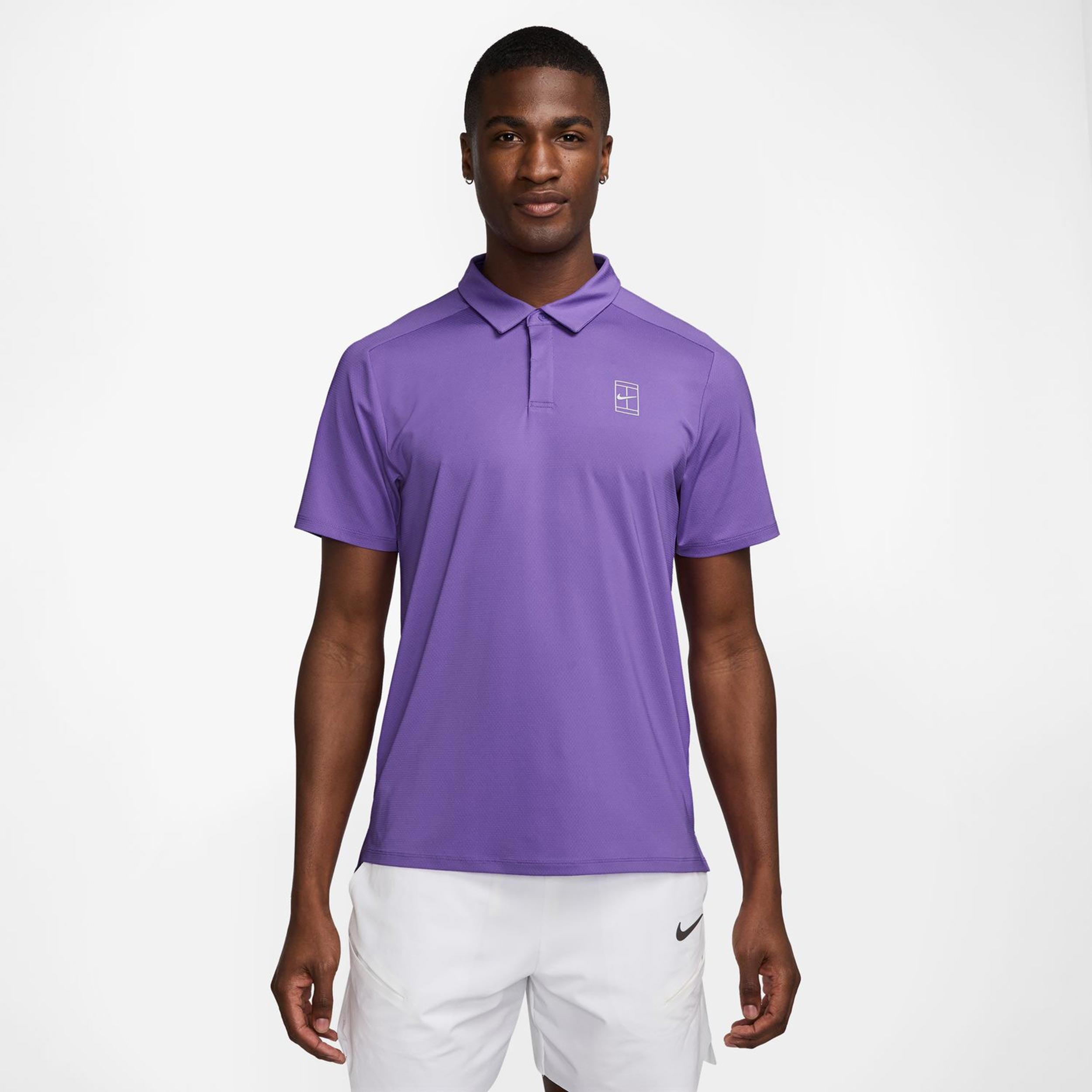 Nike Court Dri - Fit Advantage Polo Herren Lila