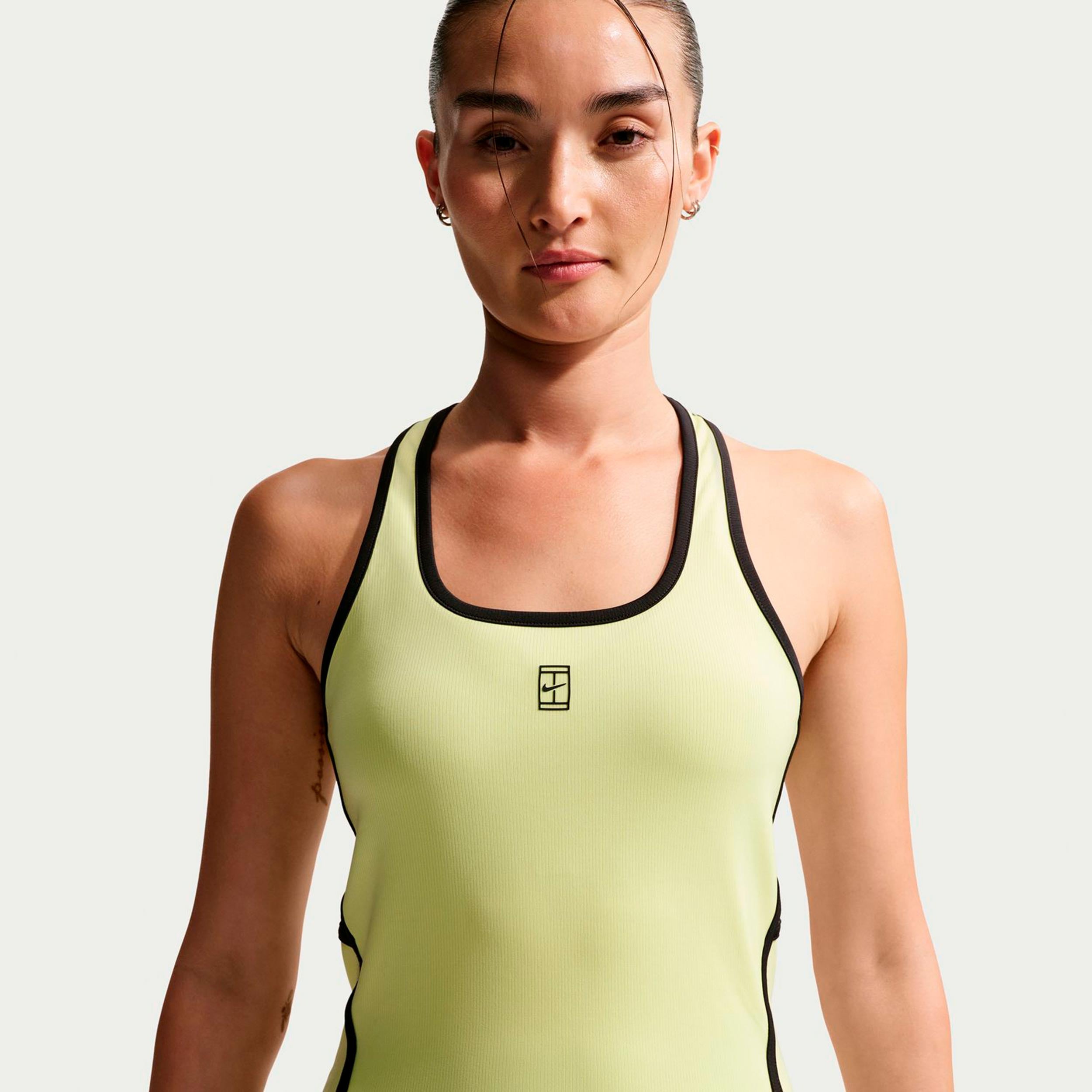 Nike Court Dri - Fit Advantage Tank Top Damen Limette
