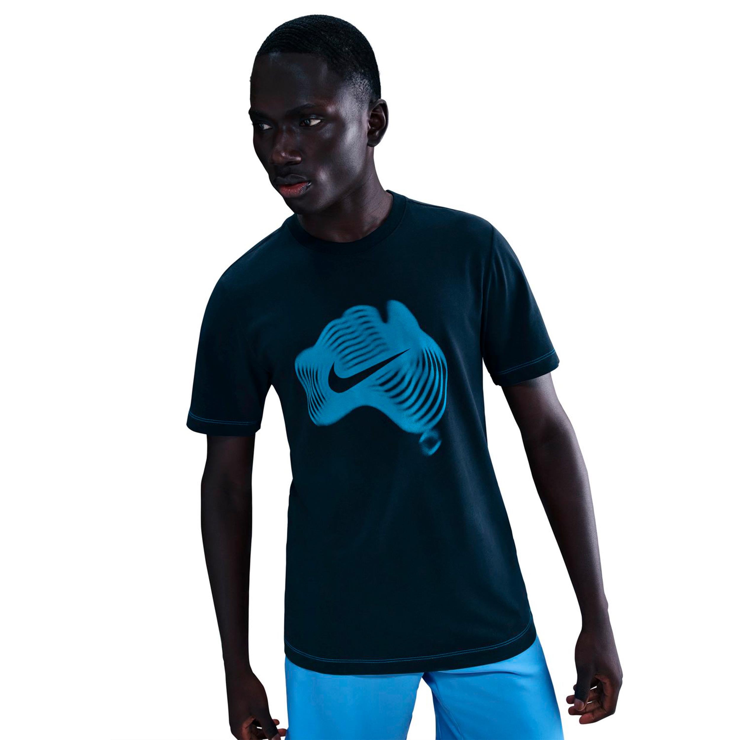 Nike Court Dri - Fit T Shirt Herren Dunkelblau