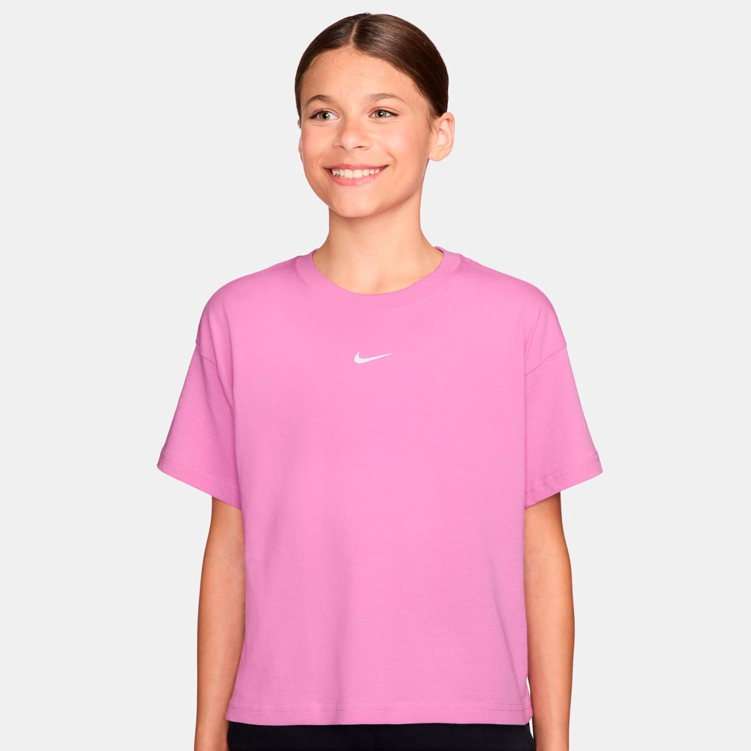 Nike Boxy Essential T - Shirt Kinder Flieder