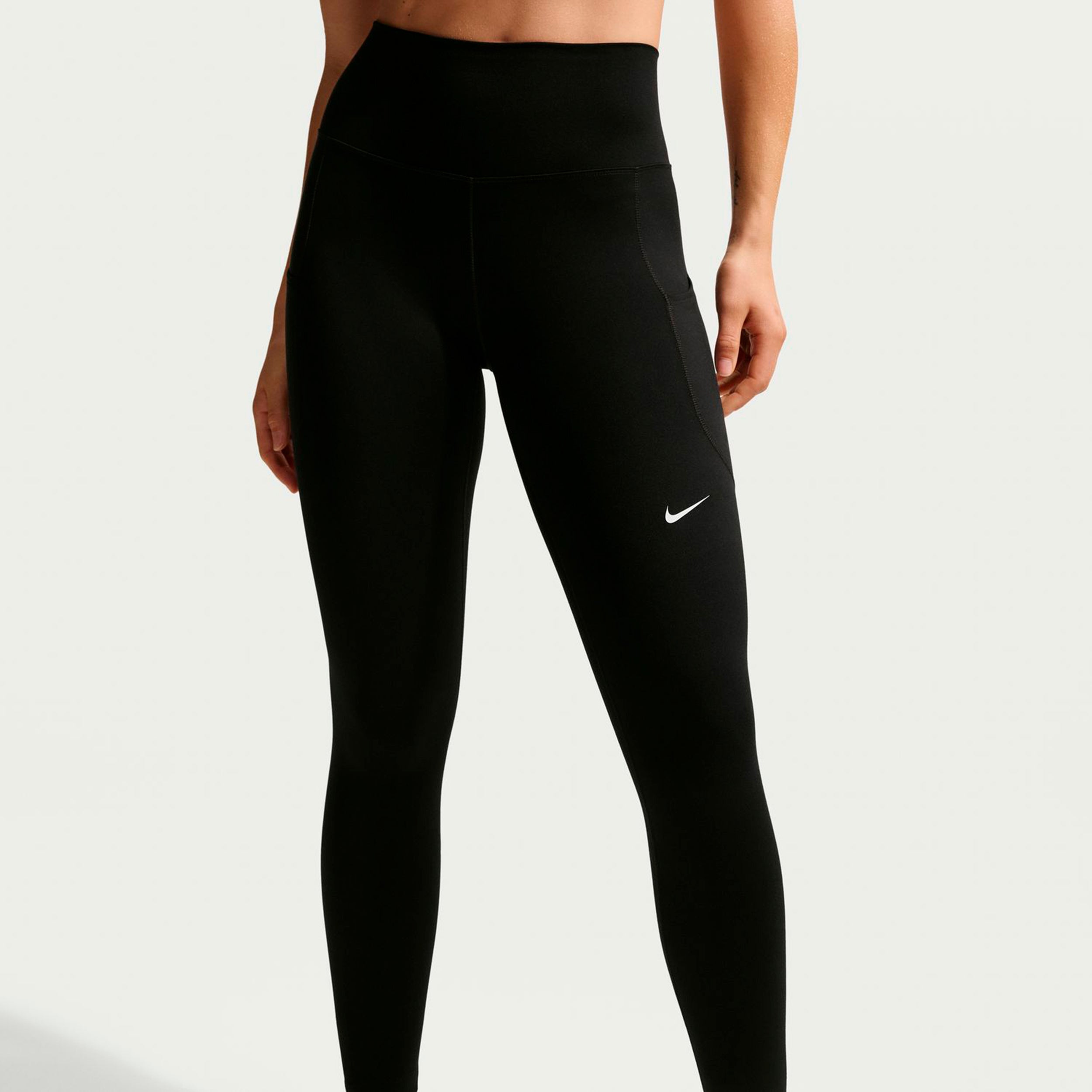 Nike Dri - Fit One High Rise 7/8 Tight Damen Schwarz, Weiß