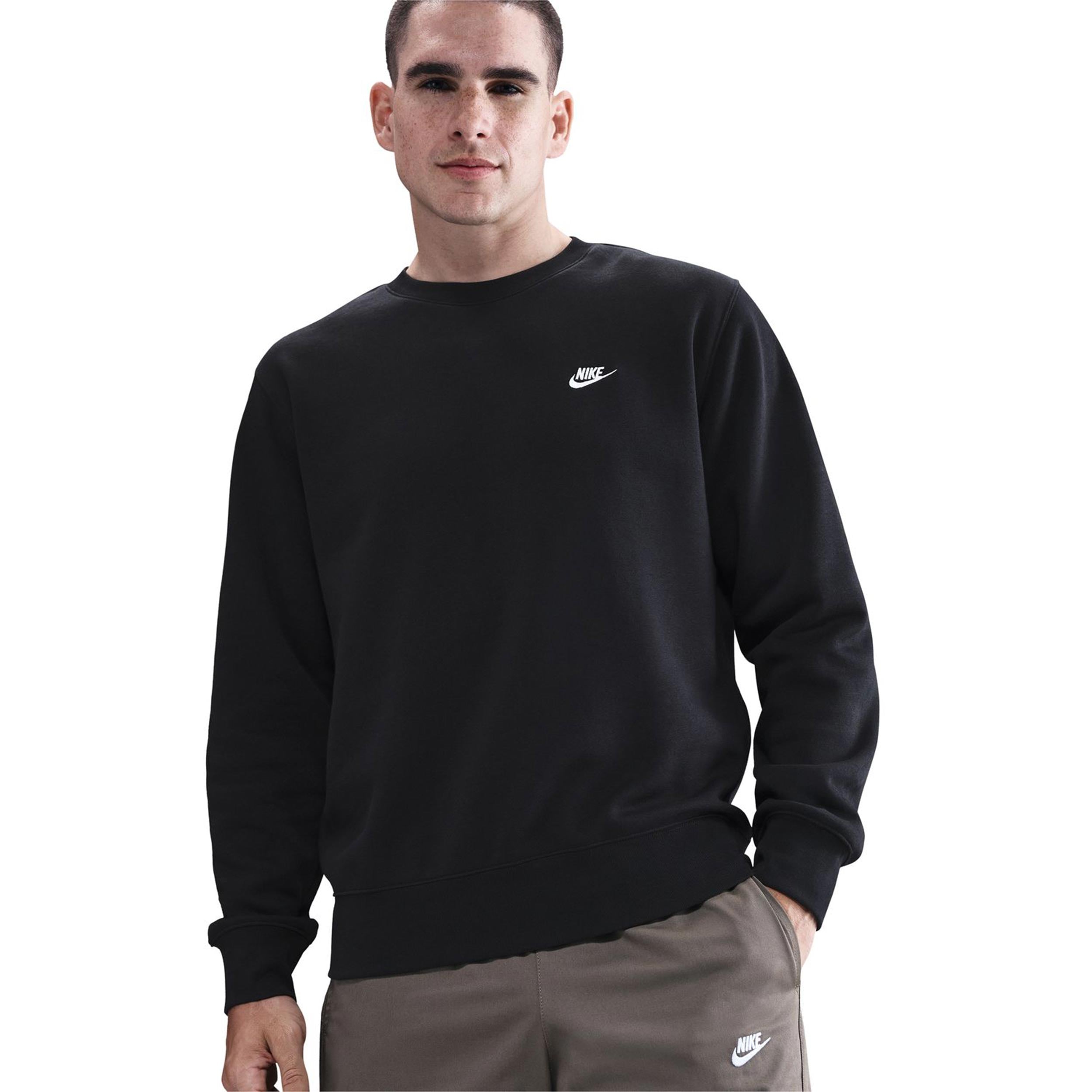 Nike Club Crew Sweatshirt Herren - Schwarz