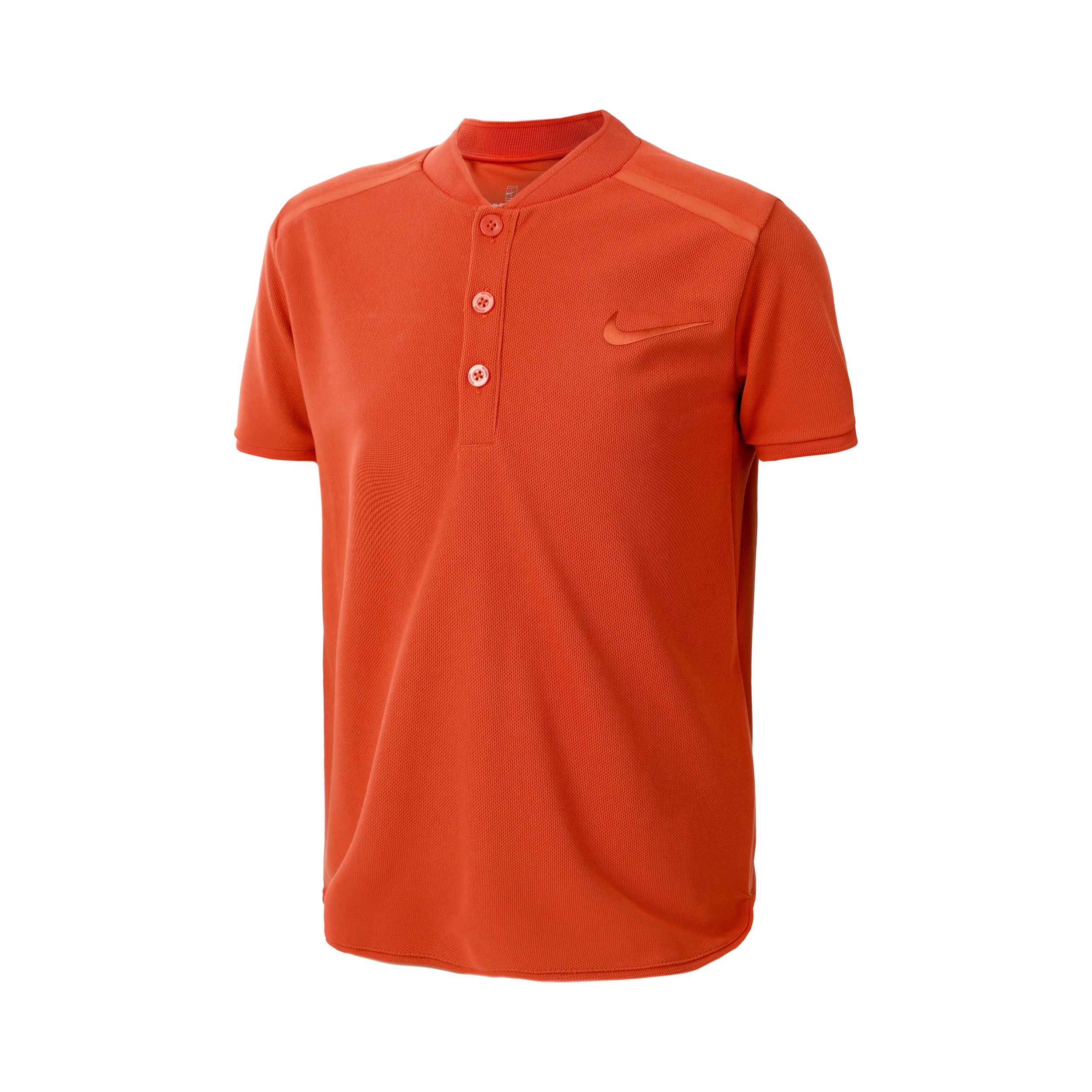 Nike Court Advantage Polo Jungen - Orange, Schwarz