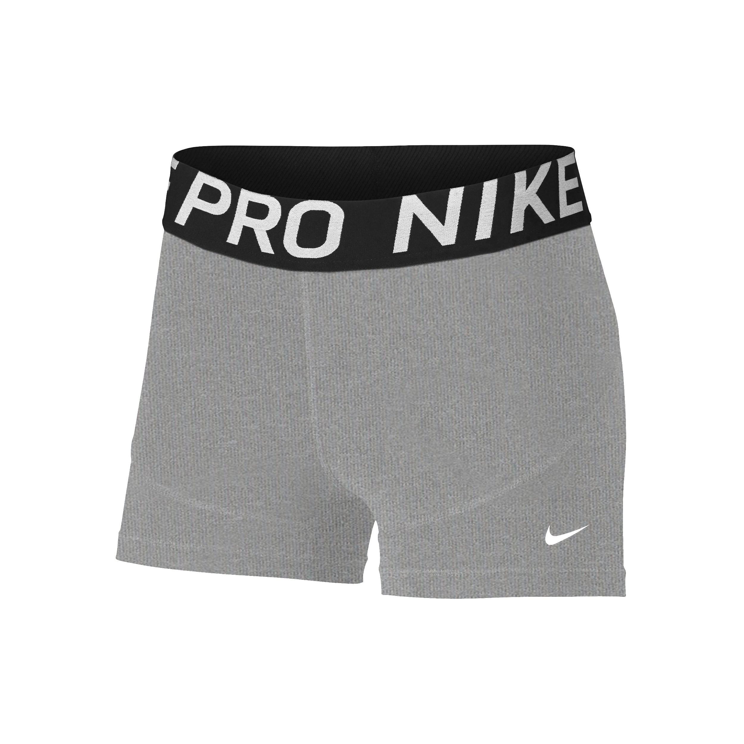Nike Dri - Fit Big Kids 3in Shorts Mädchen Grau, Weiß