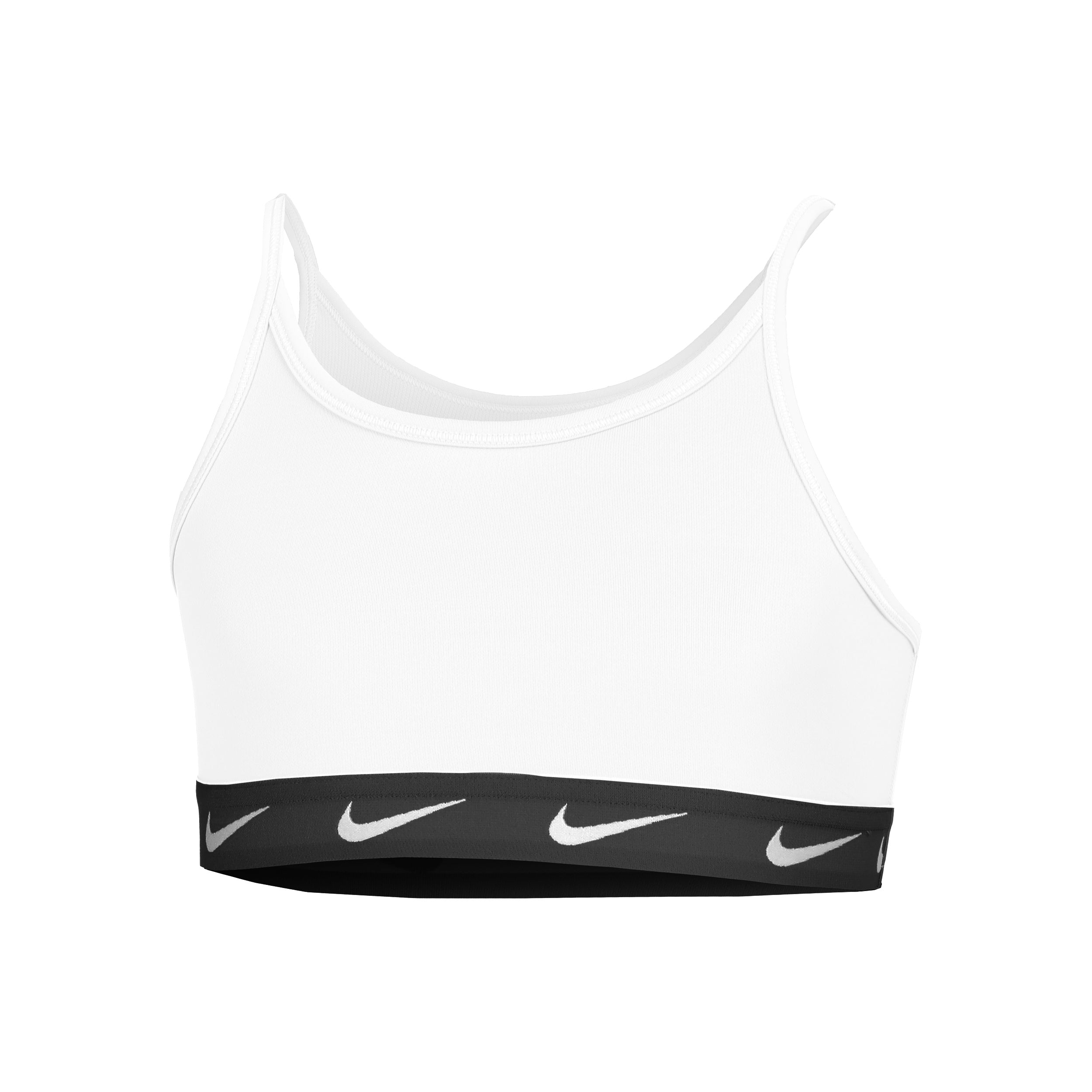 Nike Dri - Fit Big Kids Sport Bh Mädchen Weiß, Schwarz