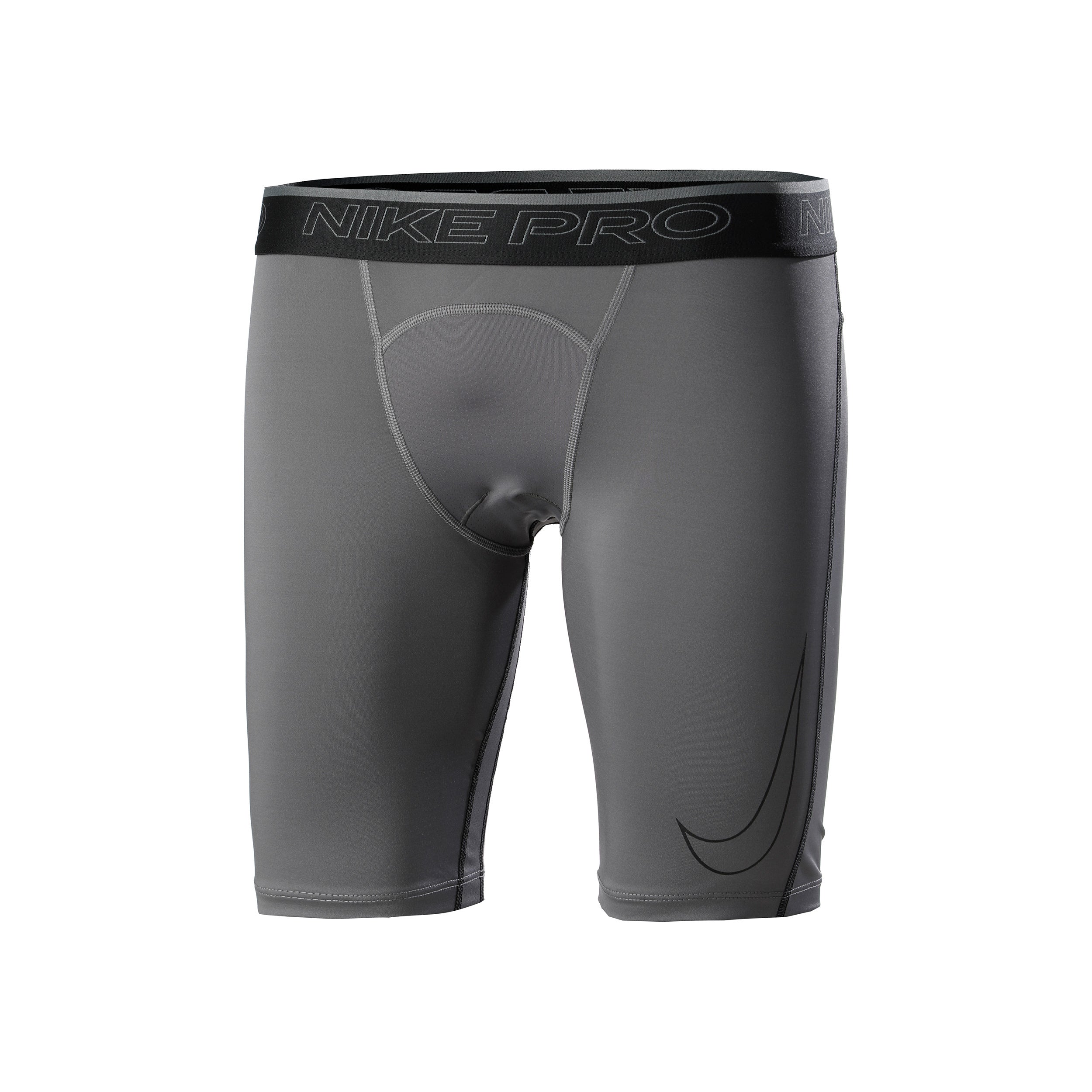 Nike Dri - Fit Pro Long Lauftight Herren Grau, Schwarz
