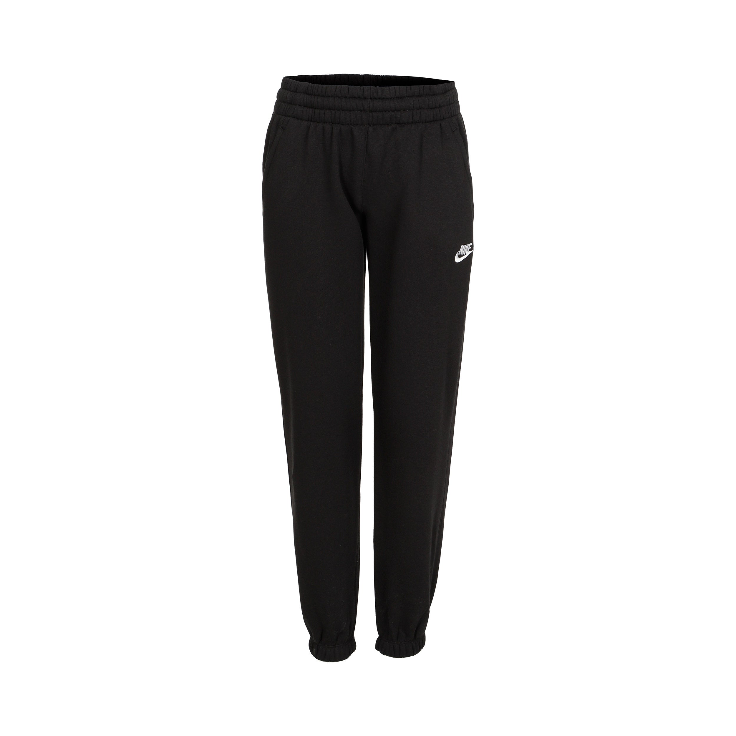 Nike Club Fleece Loose Trainingshose Mädchen - Schwarz, Weiß