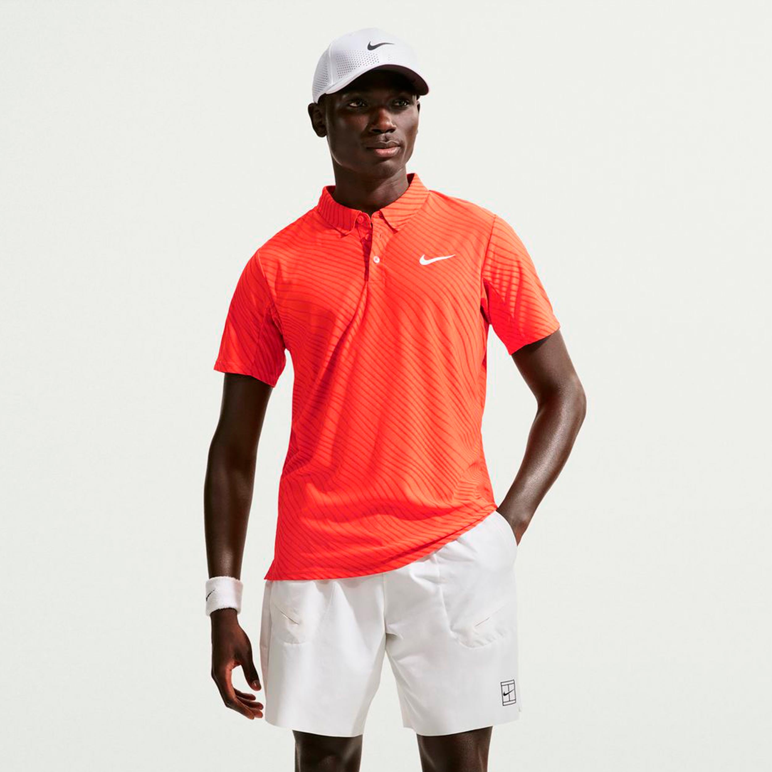 Nike Court Dri - Fit Advantage Slam Polo Herren Orange