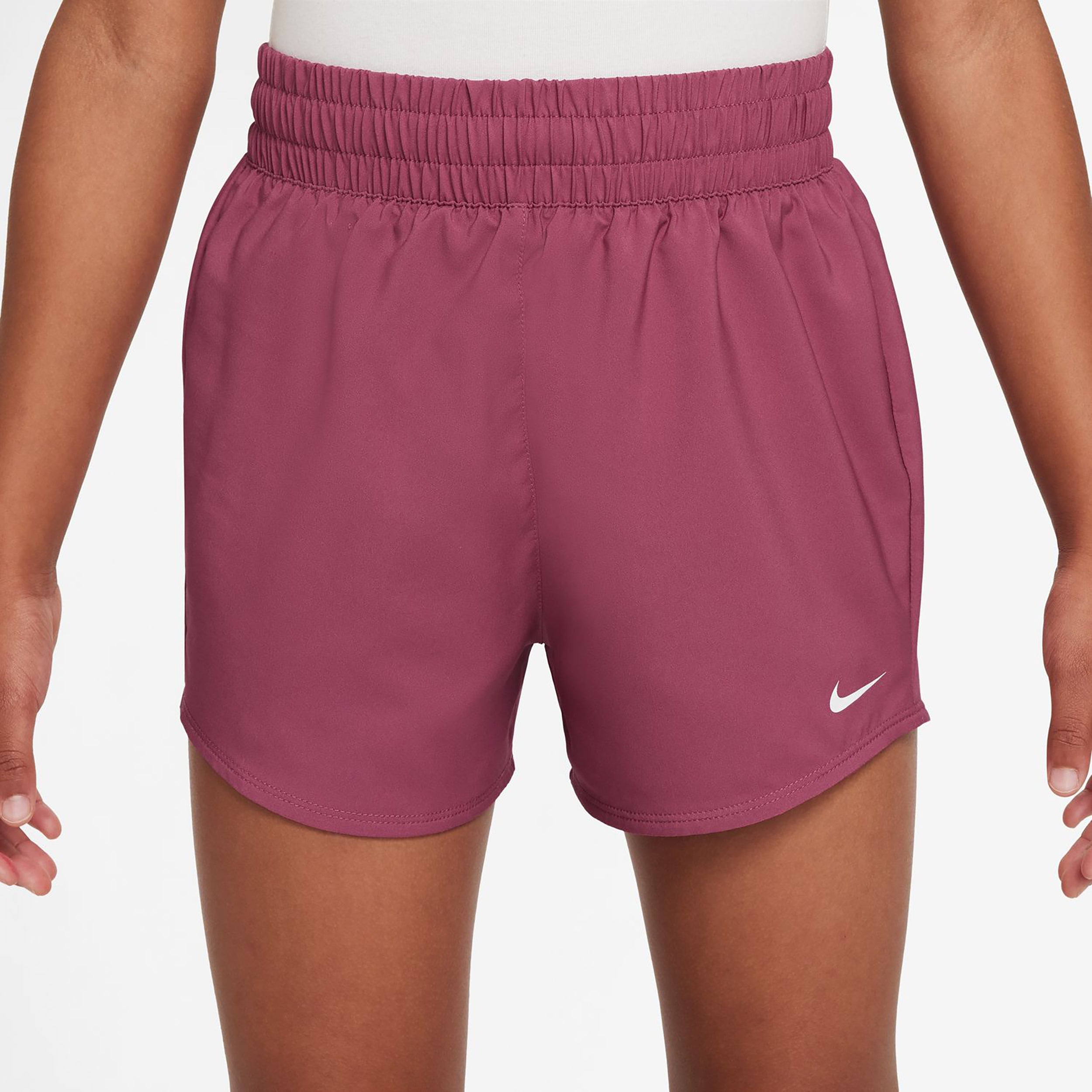 Nike Dri - Fit One Woven High Rise Shorts Mädchen Berry