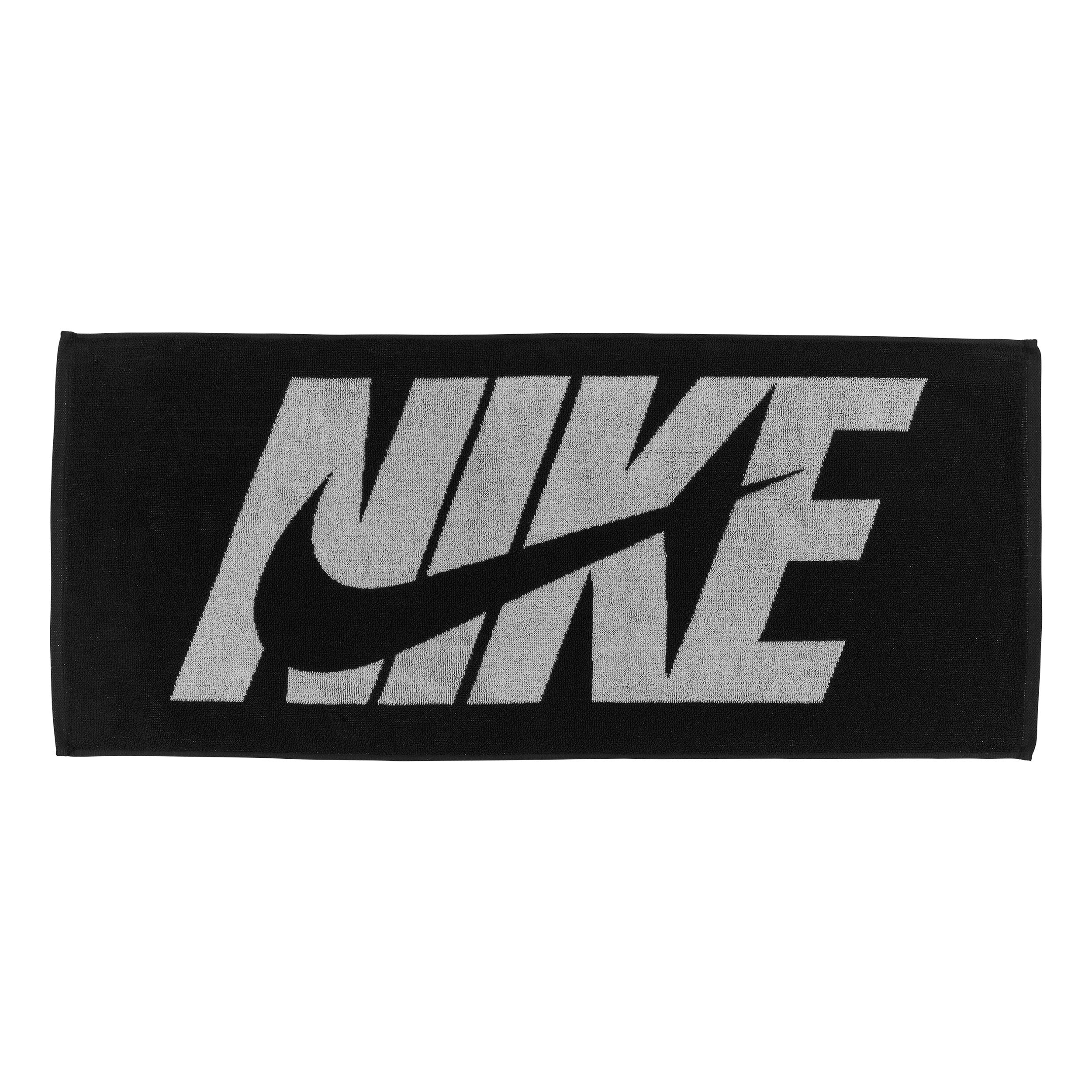 Nike Jacquard Graphic Handtuch - Schwarz, Weiß