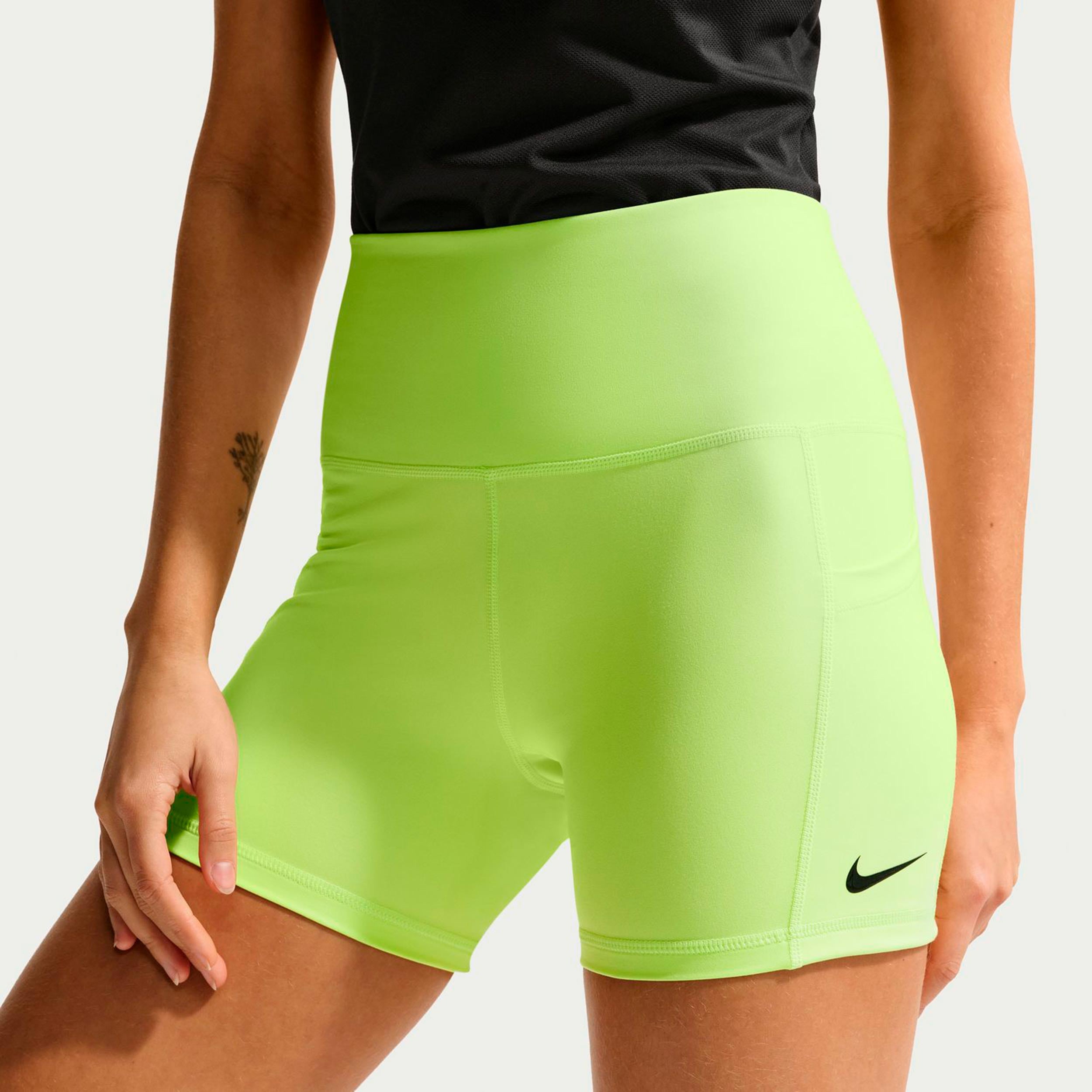 Nike Court Dri - Fit Ball Ballshorts Damen Limette