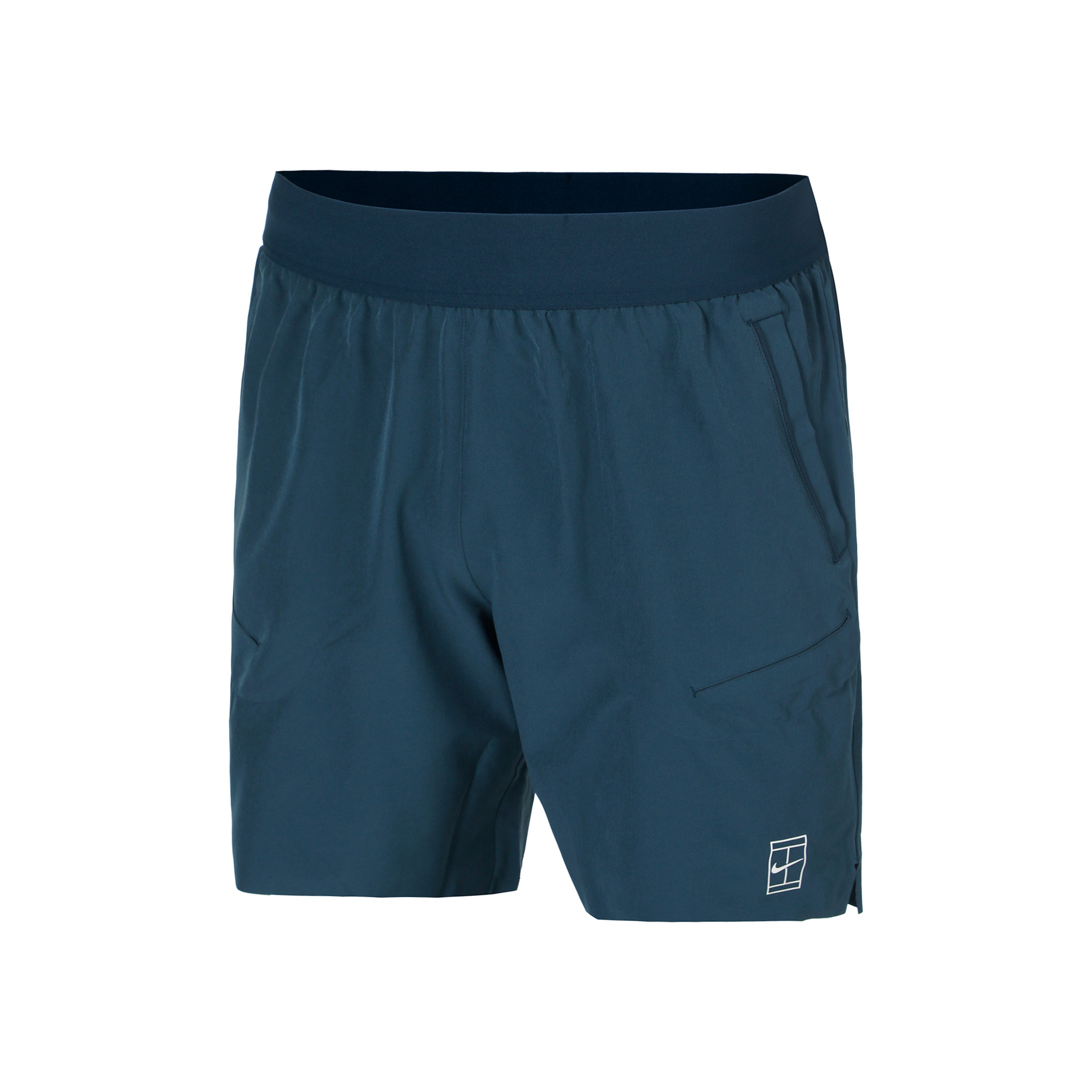 Nike Court Dri - Fit Advantage 6in Shorts Herren Dunkelblau, Weiß
