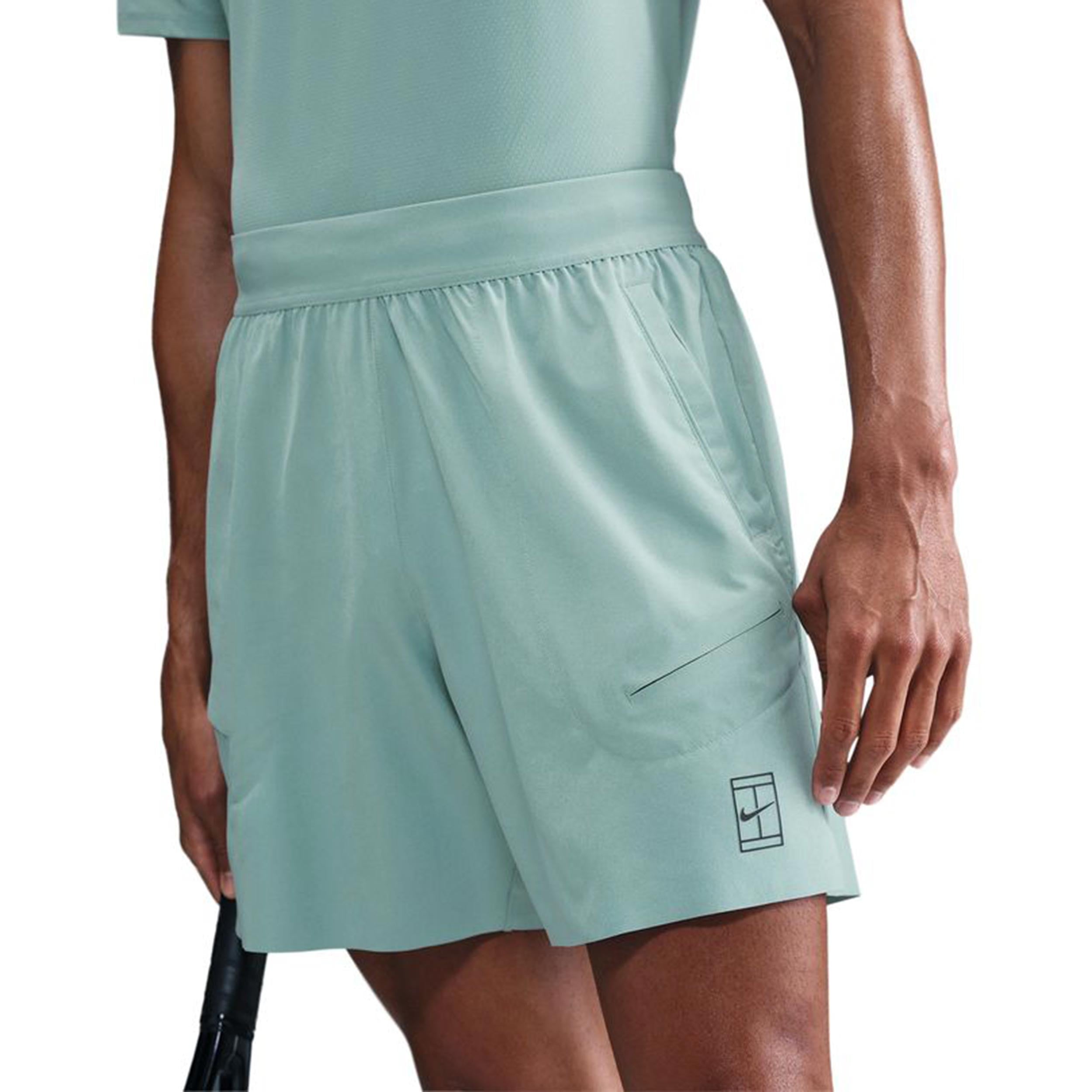 Nike Court Dri - Fit Advantage 6in Shorts Herren Blaugrau